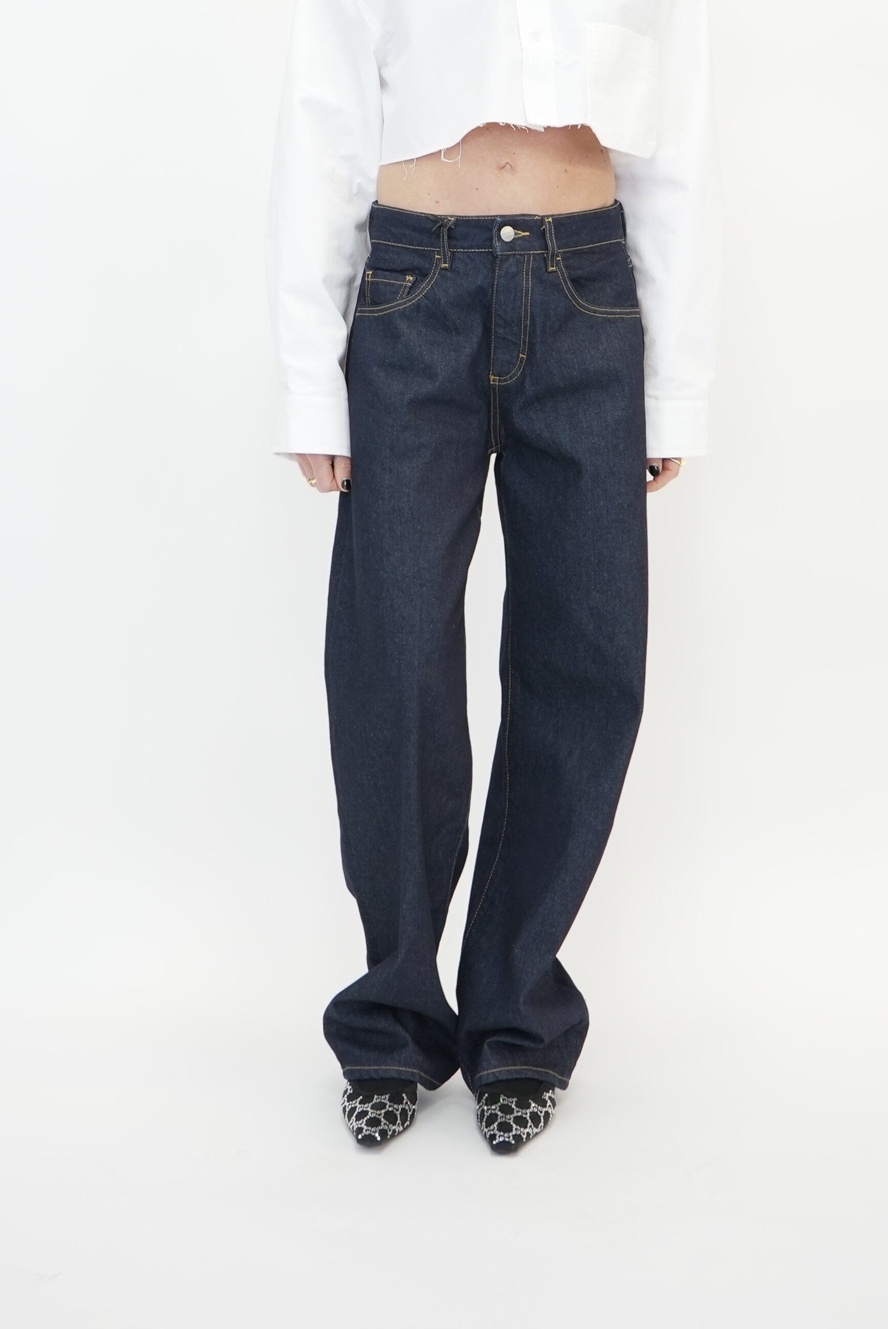 デニム・ジーパン ICON FW24 Daddy jean - low rise (BEA ID8602) ICON DENIM LA Low Rise Daddy Jeans | Shopbop