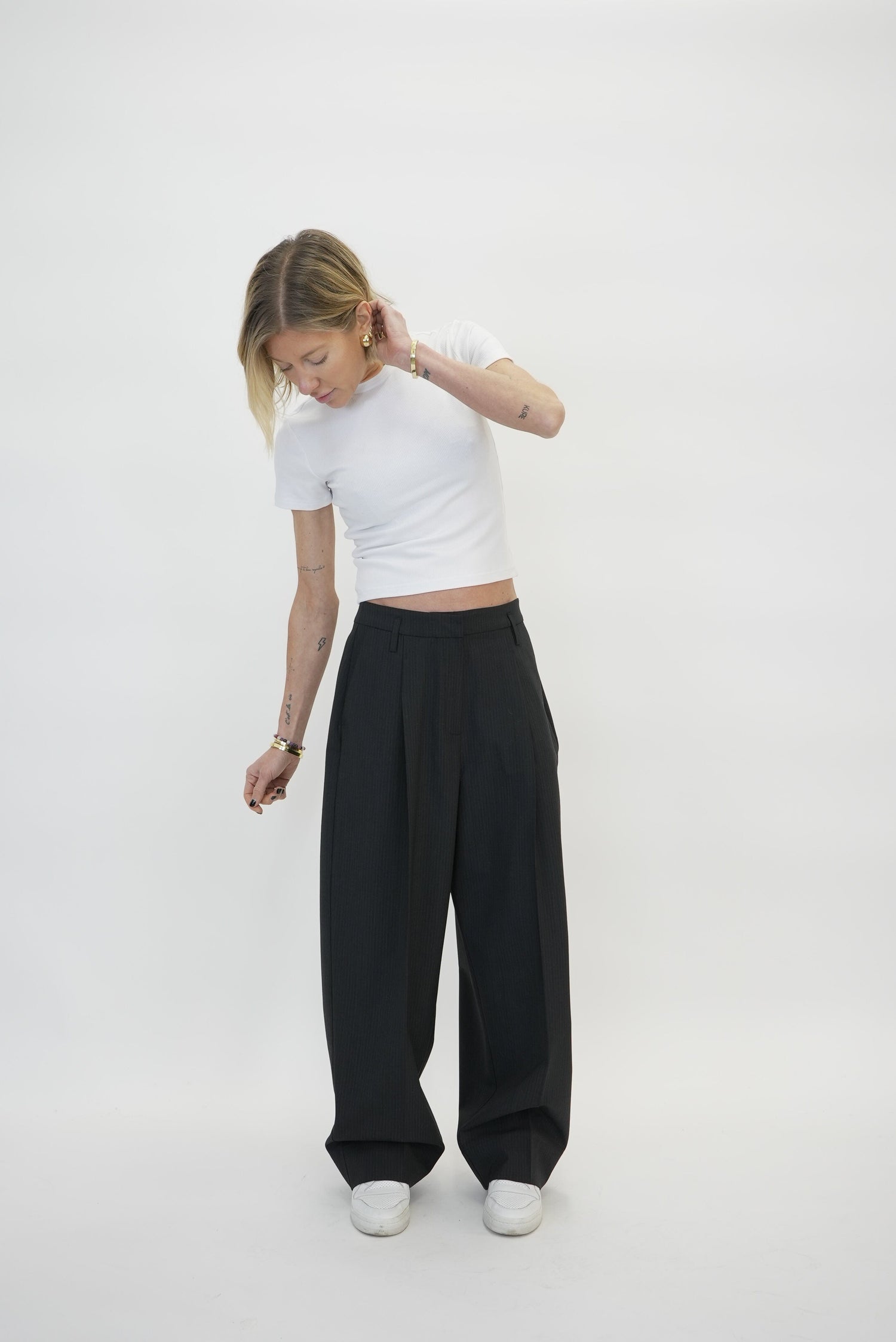 CARLA PANTS IN DARK GREY PANTS HERSKIND 