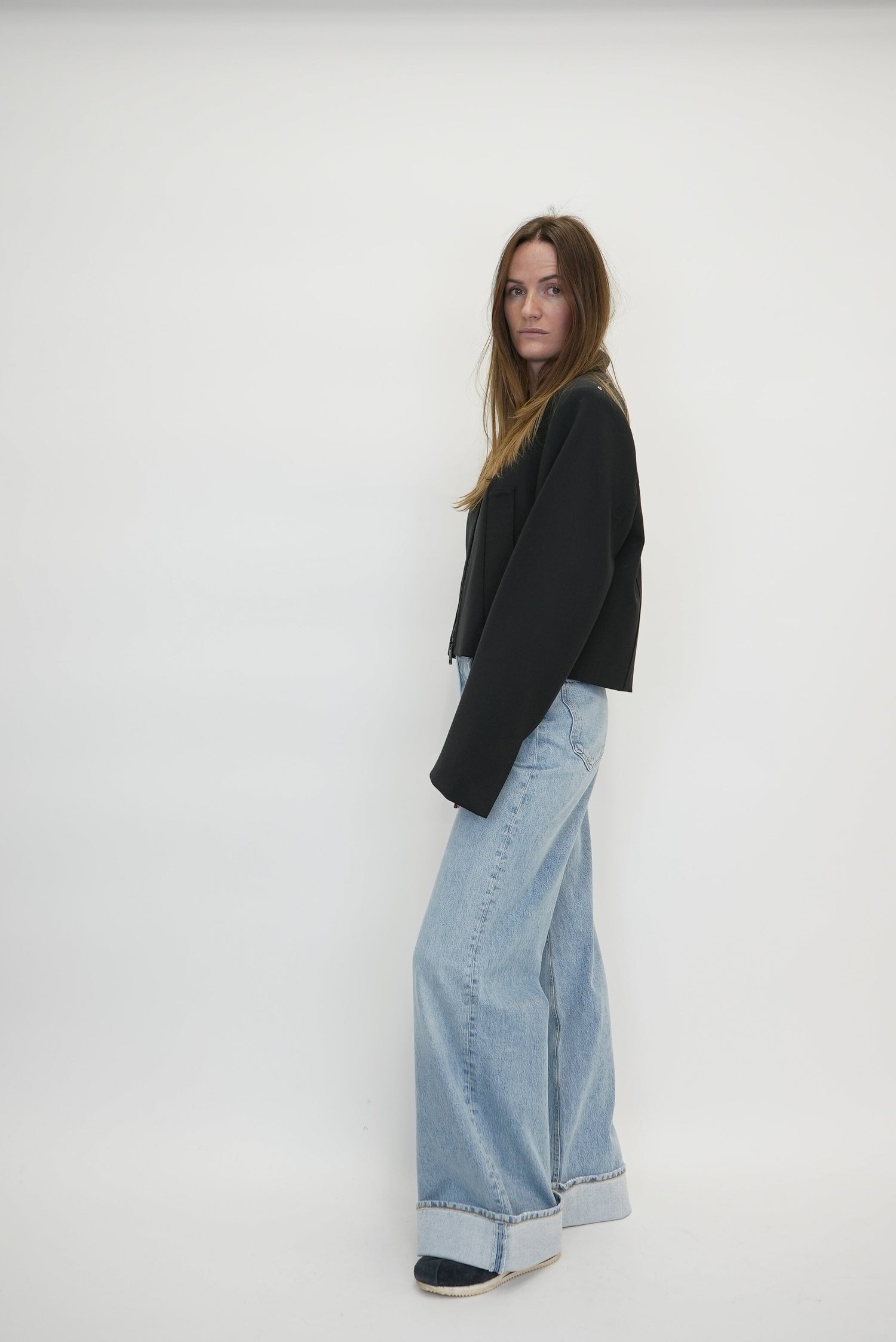 DAME WIDE LEG CUFF DETAIL JEANS JEANS AGOLDE 