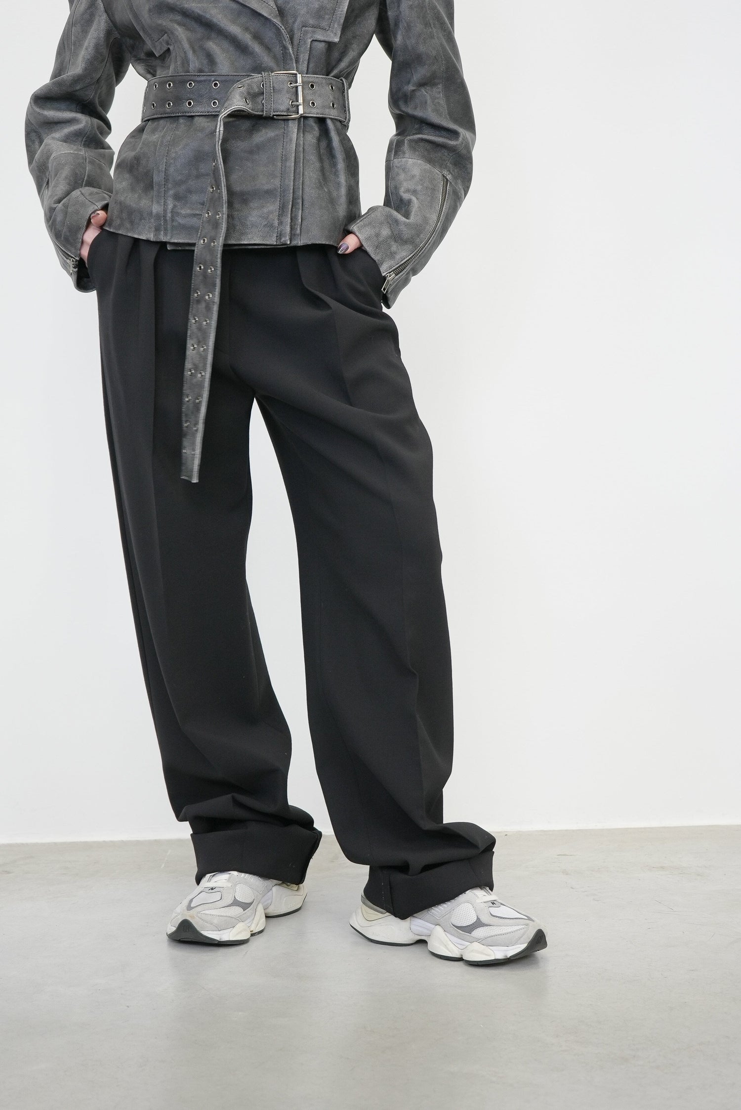 TIBET WIDE FIT TAILORED PANTS PANTS MAX MARA 