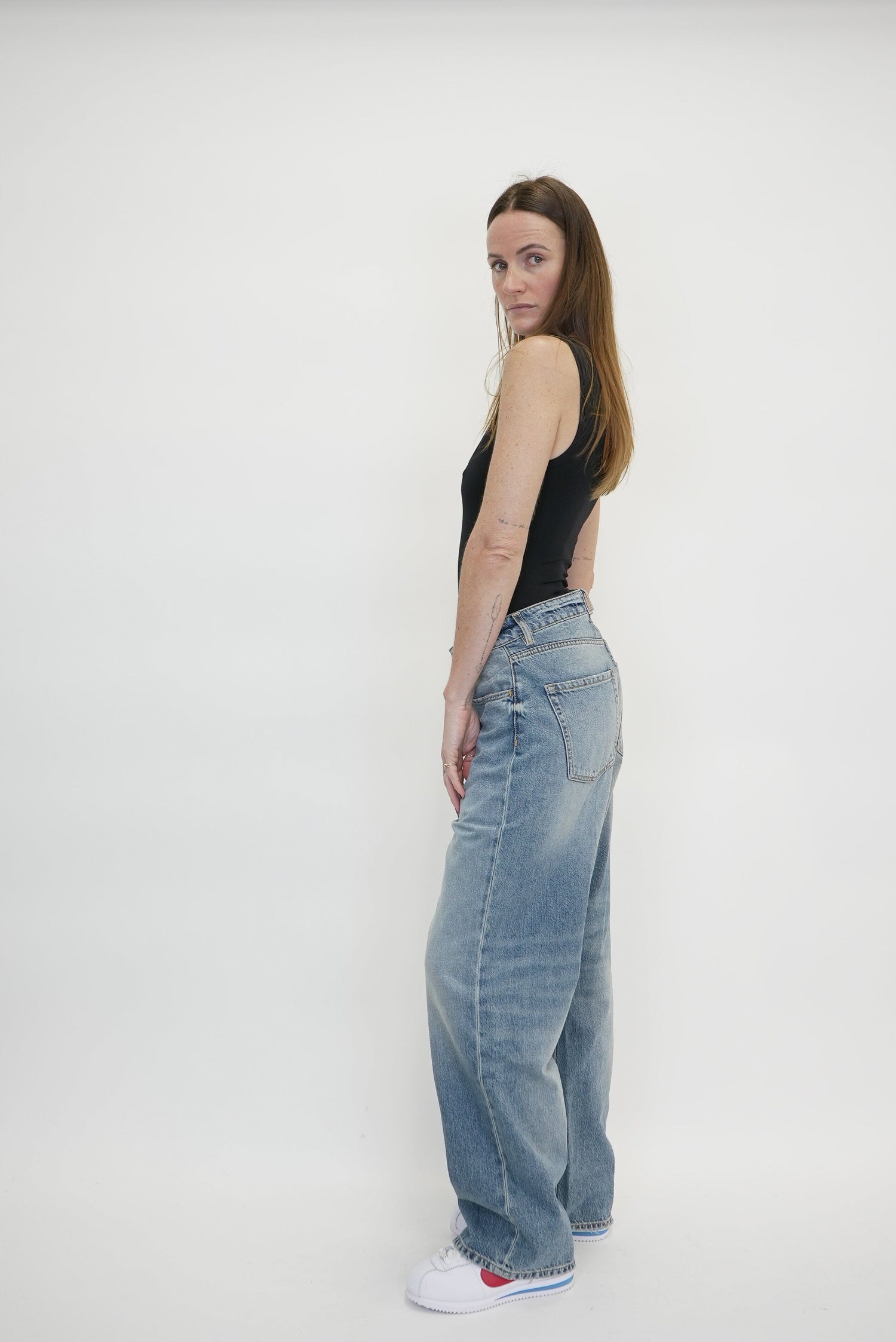 BEA DADDY JEAN WASHED BLUE JEANS ICON DENIM 