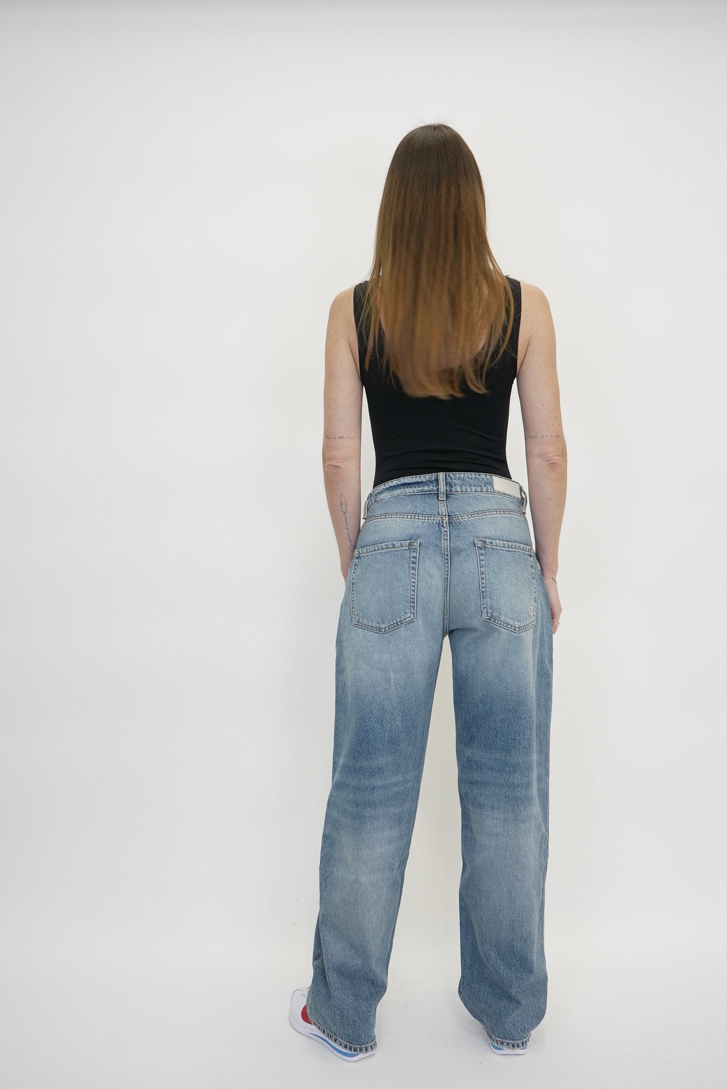 BEA DADDY JEAN WASHED BLUE JEANS ICON DENIM 