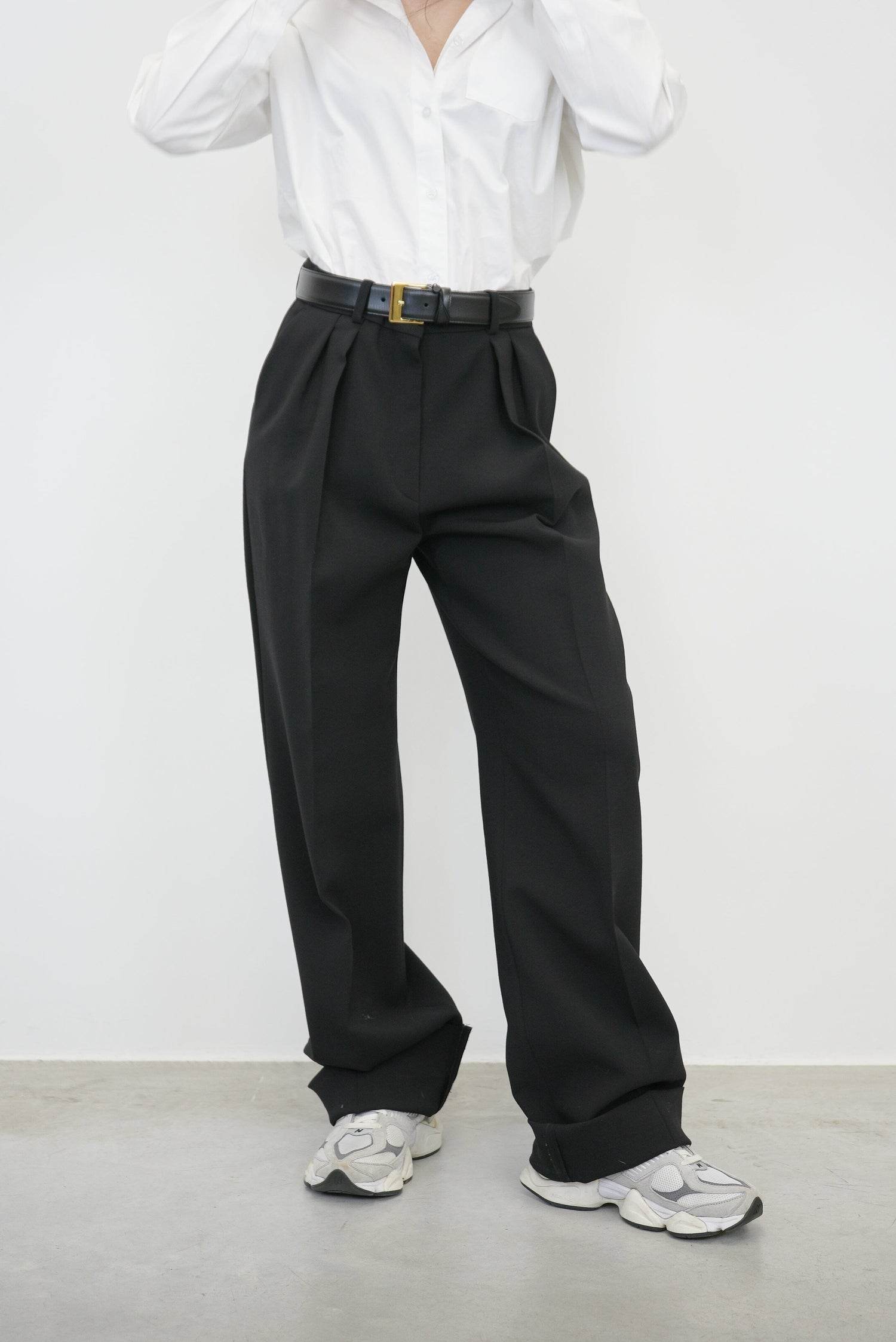 TIBET WIDE FIT TAILORED PANTS PANTS MAX MARA 