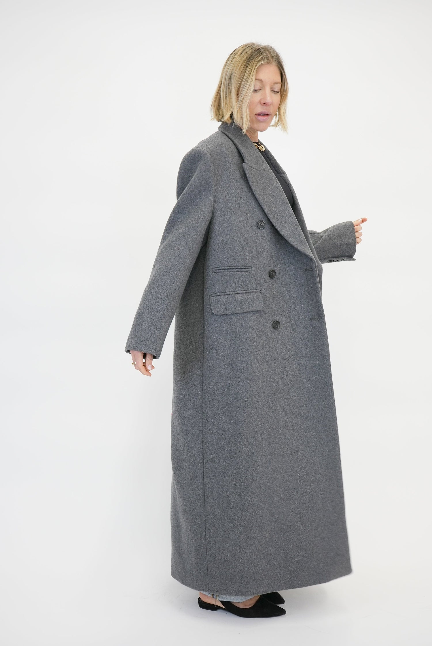 THE PERFECT COAT IN ANTHRACITE JACKET KURE 