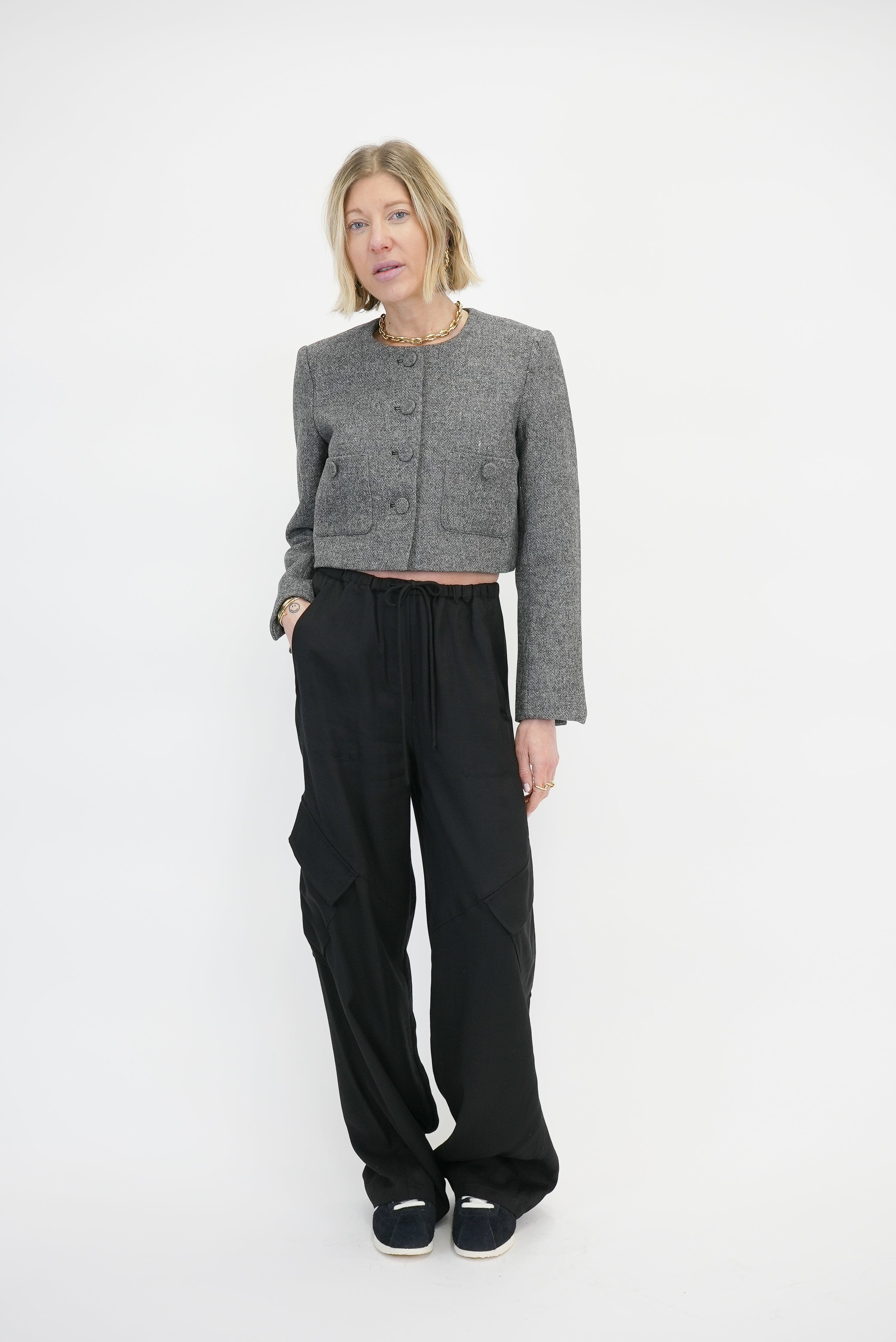 JULY JACKET IN GREY JACKET KURE 