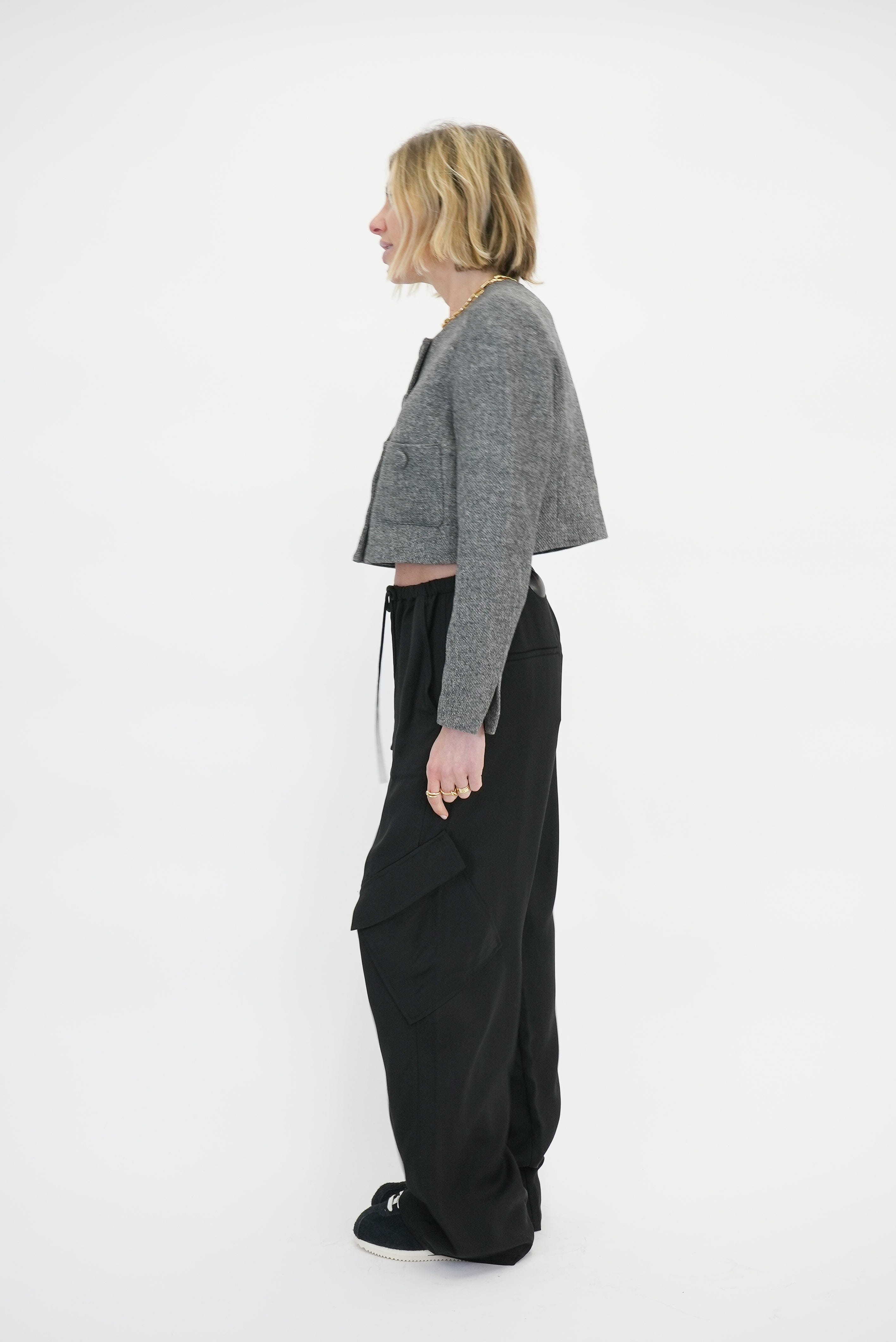 JULY JACKET IN GREY JACKET KURE 