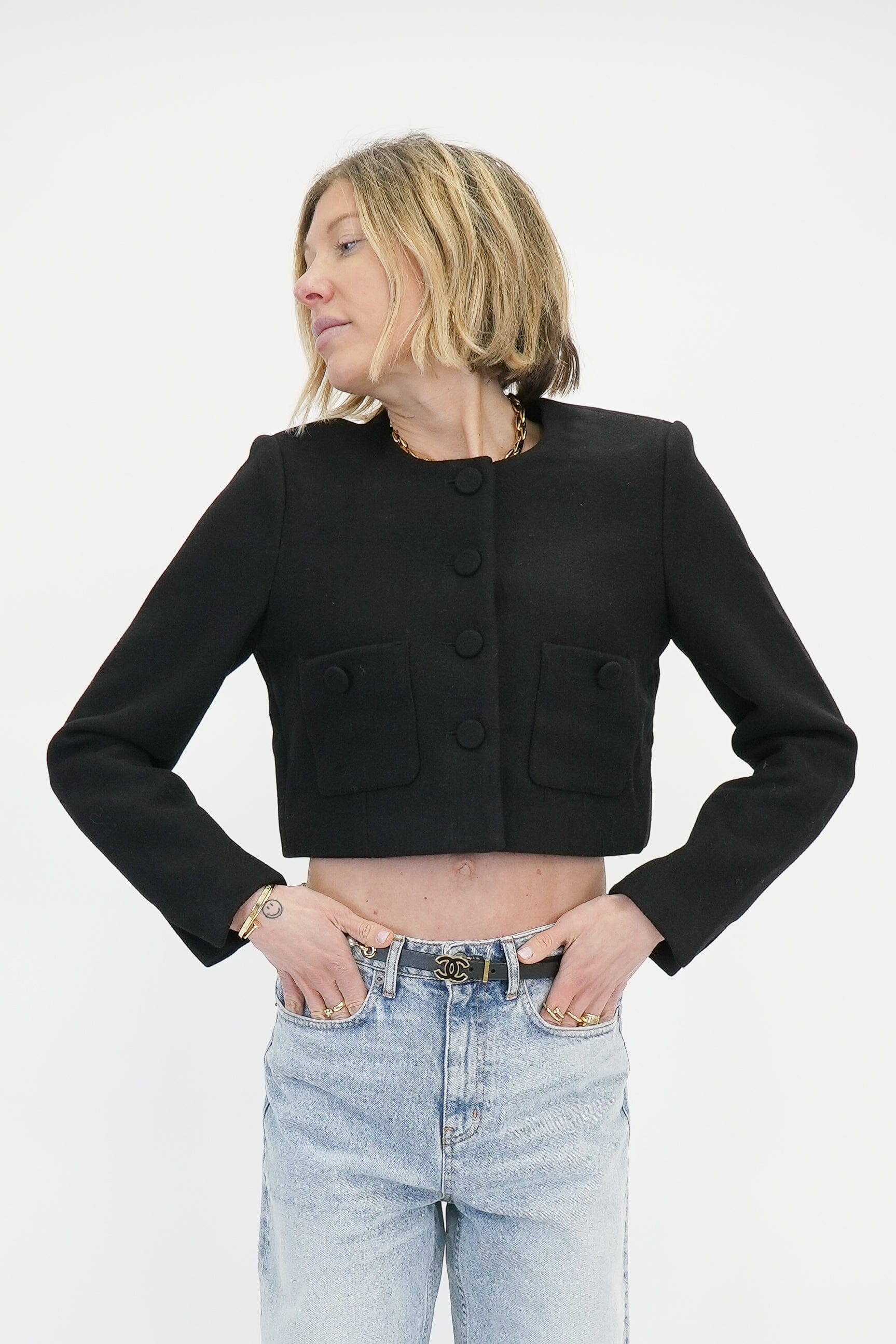 JULY JACKET IN BLACK JACKET KURE 