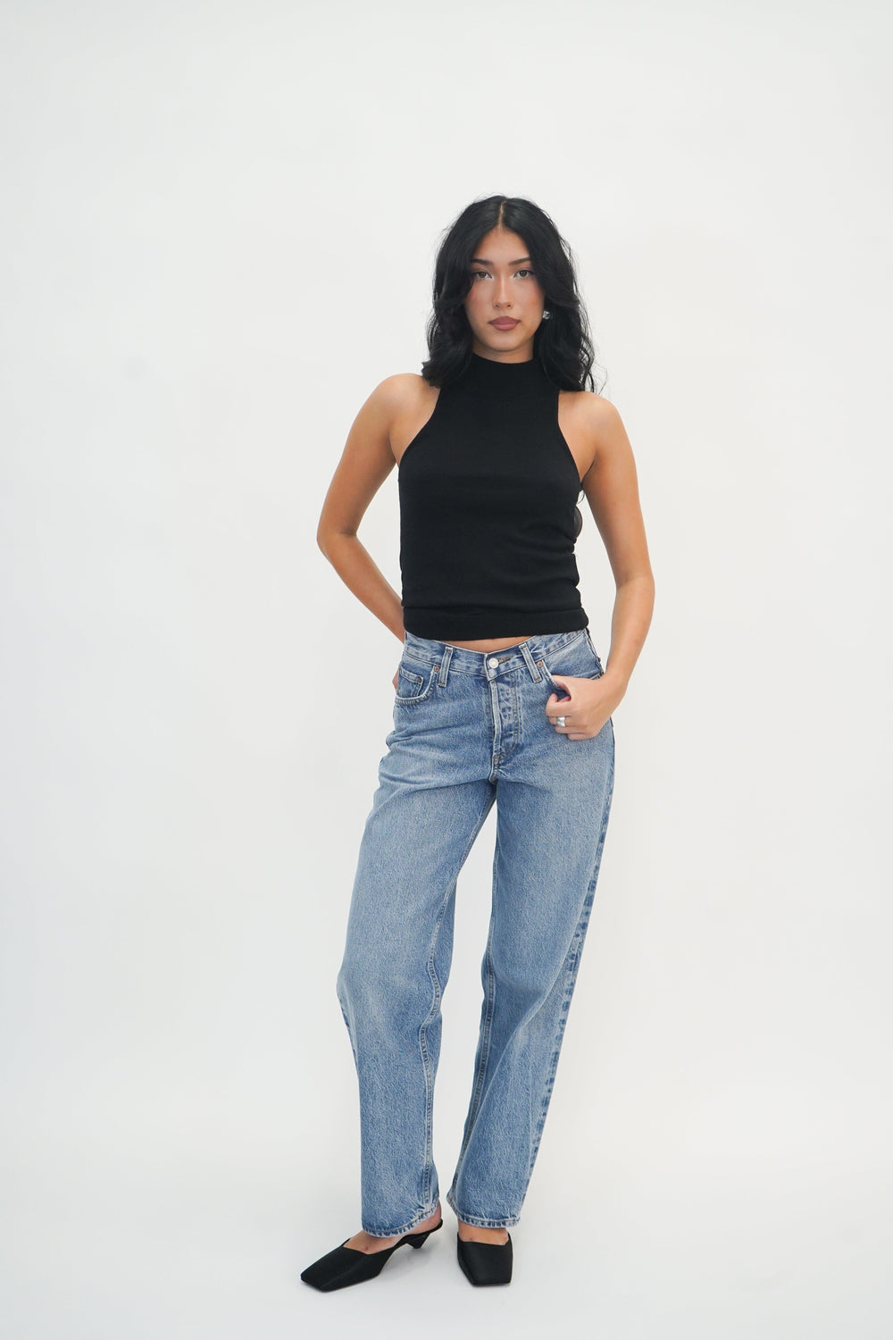 V-WAIST BAGGY JEANS IN FAIRWAY JEANS AGOLDE 