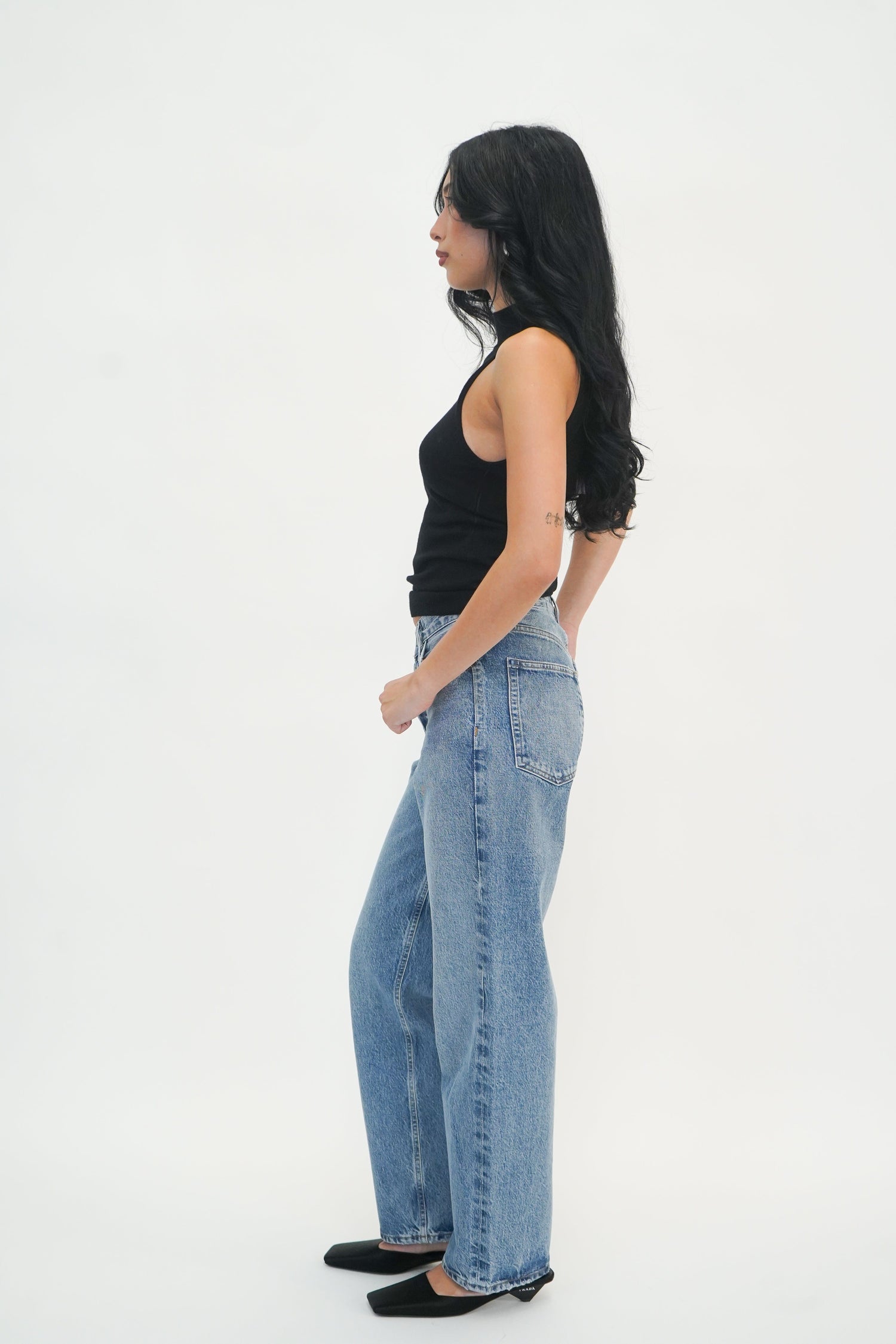 V-WAIST BAGGY JEANS IN FAIRWAY JEANS AGOLDE 