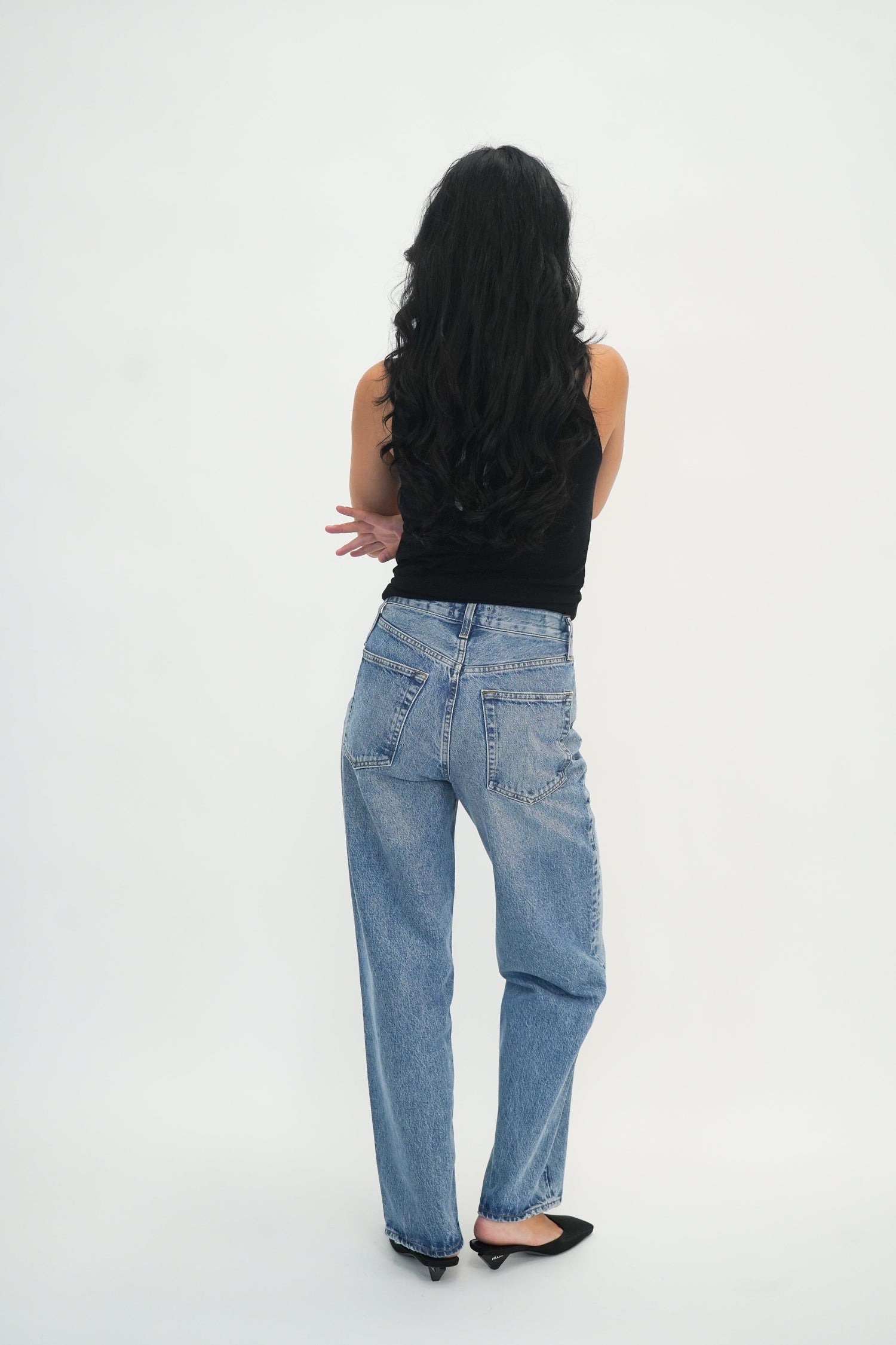 V-WAIST BAGGY JEANS IN FAIRWAY JEANS AGOLDE 