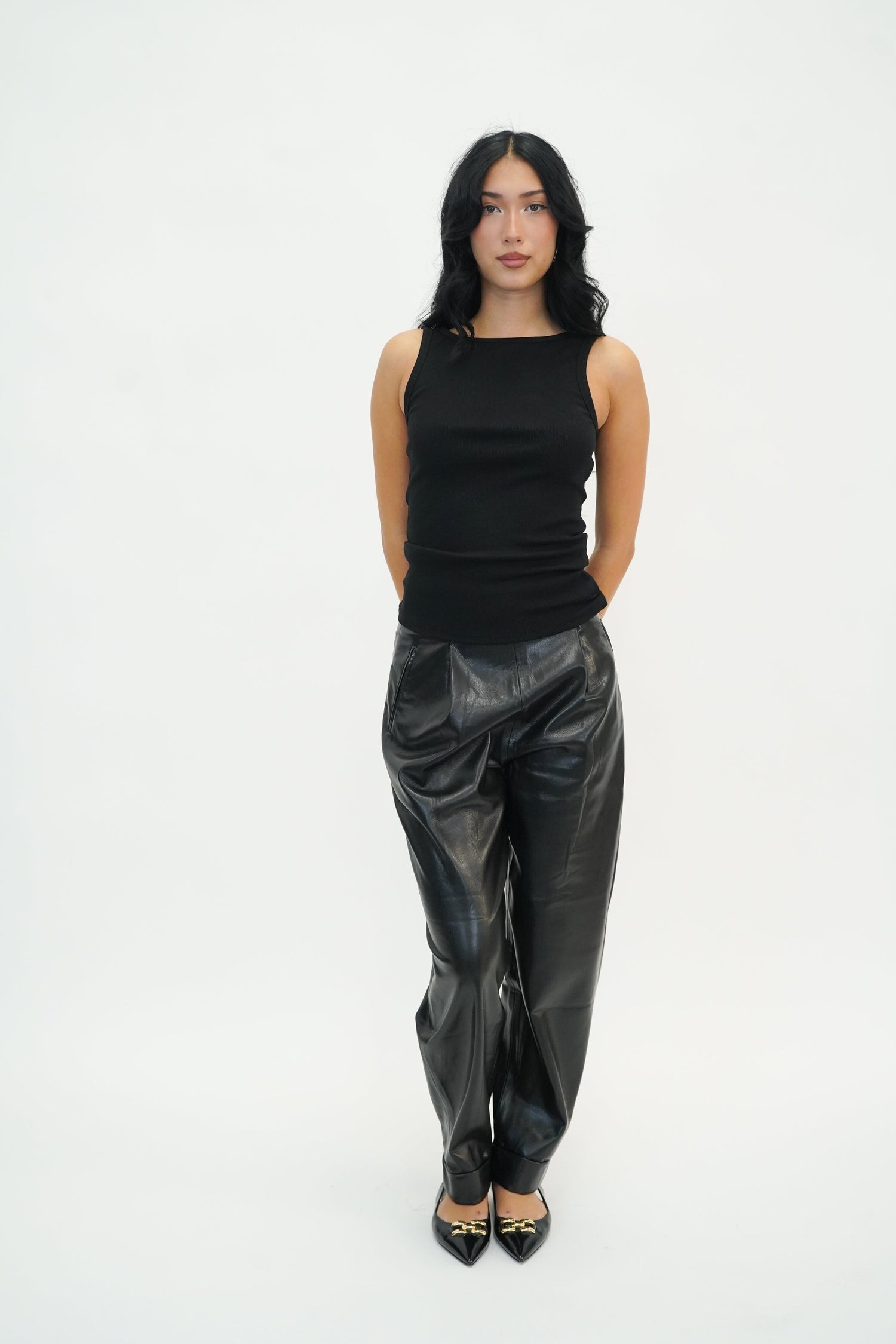 DREW SL REVERSIBLE TOP IN BLACK TOP GESTUZ 