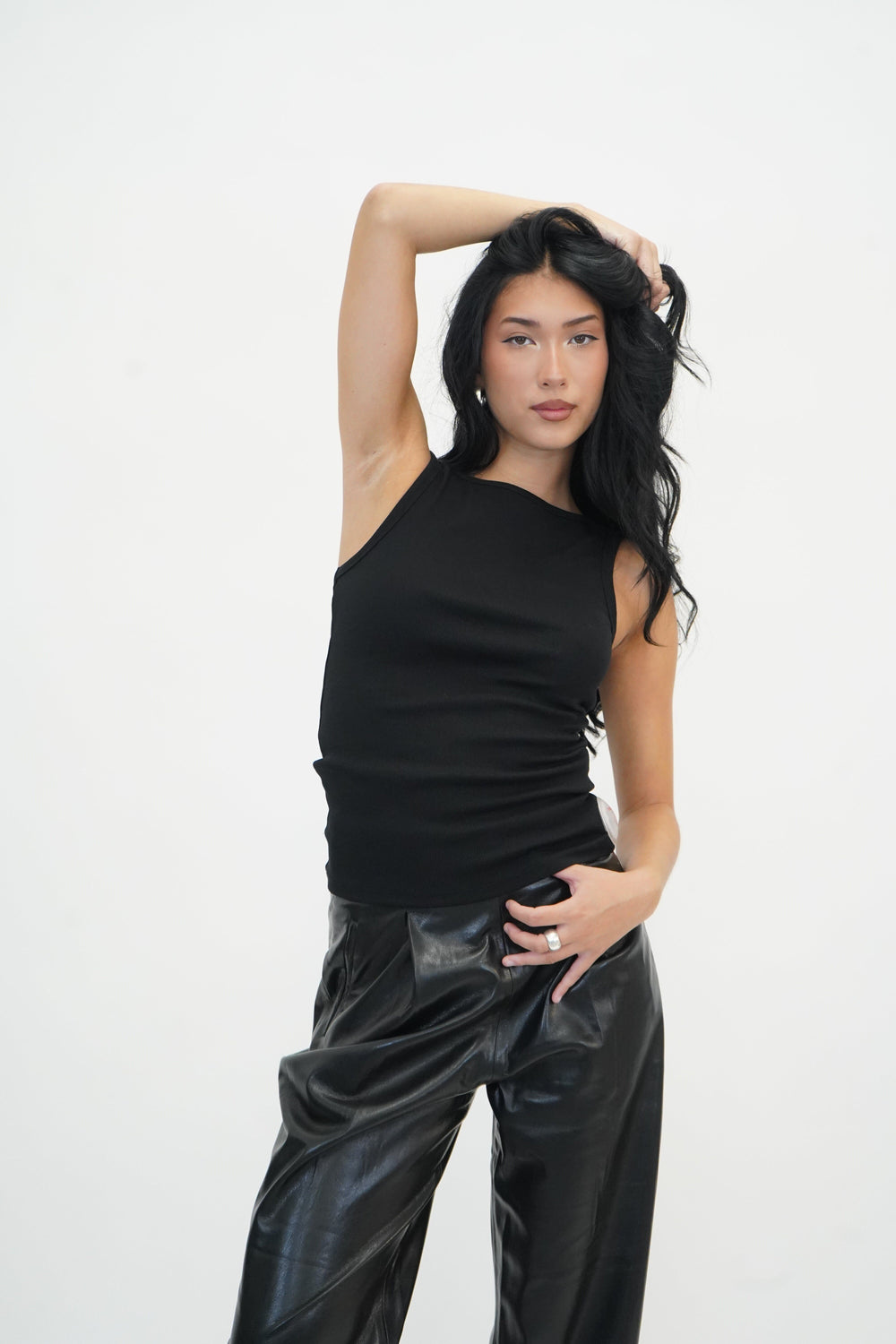 DREW SL REVERSIBLE TOP IN BLACK TOP GESTUZ 