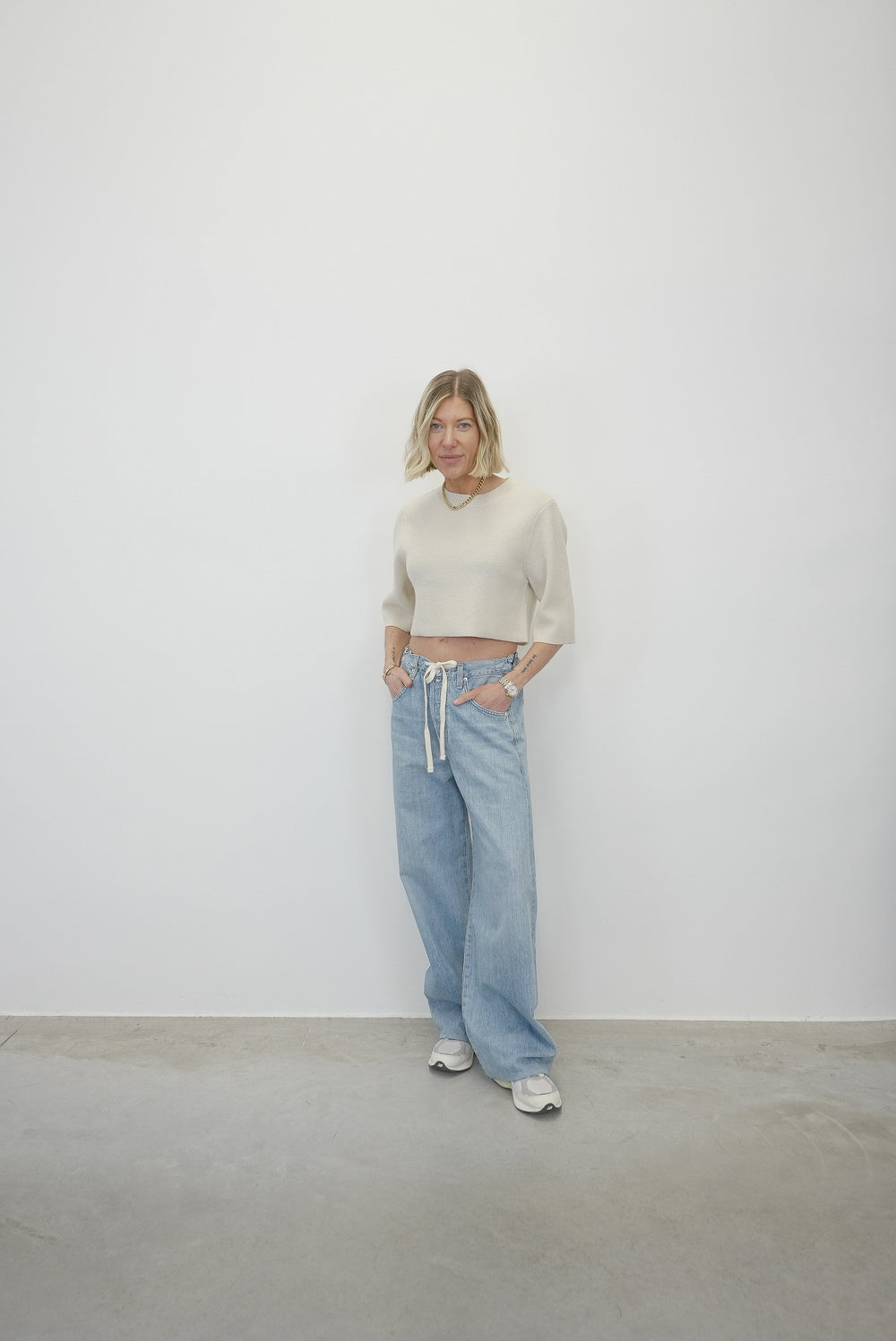 BRYNN WIDE JEANS WITH DRAWSTRING WAIST JEANS CITIZENS OF HUMANITY 