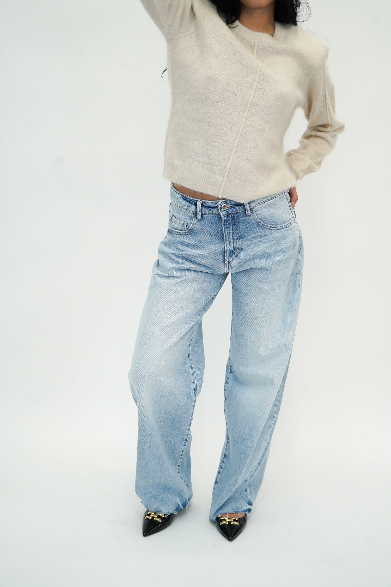 BEA DADDY JEAN IN BLEACHED JEANS ICON DENIM 