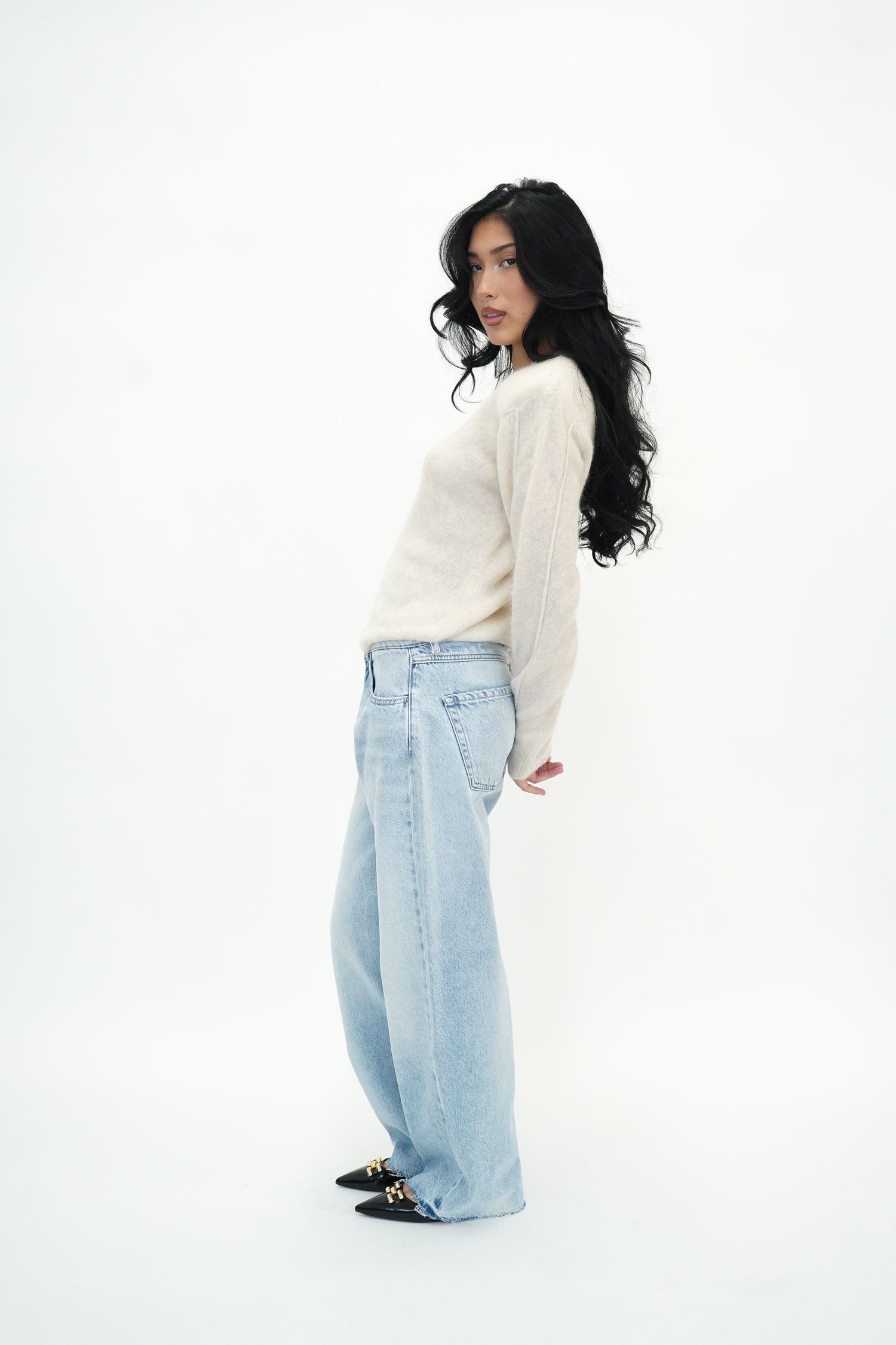 BEA DADDY JEAN IN BLEACHED JEANS ICON DENIM 