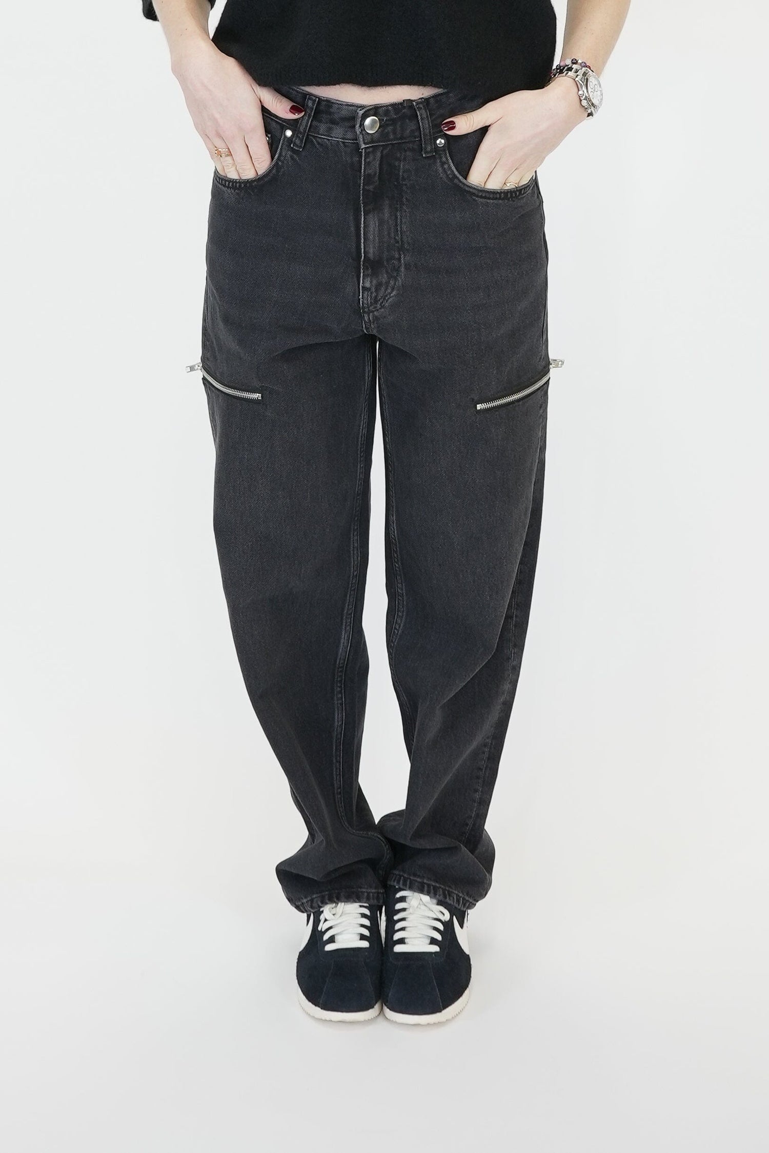 ZIPPED JEANS JEANS STUDIO CUT 