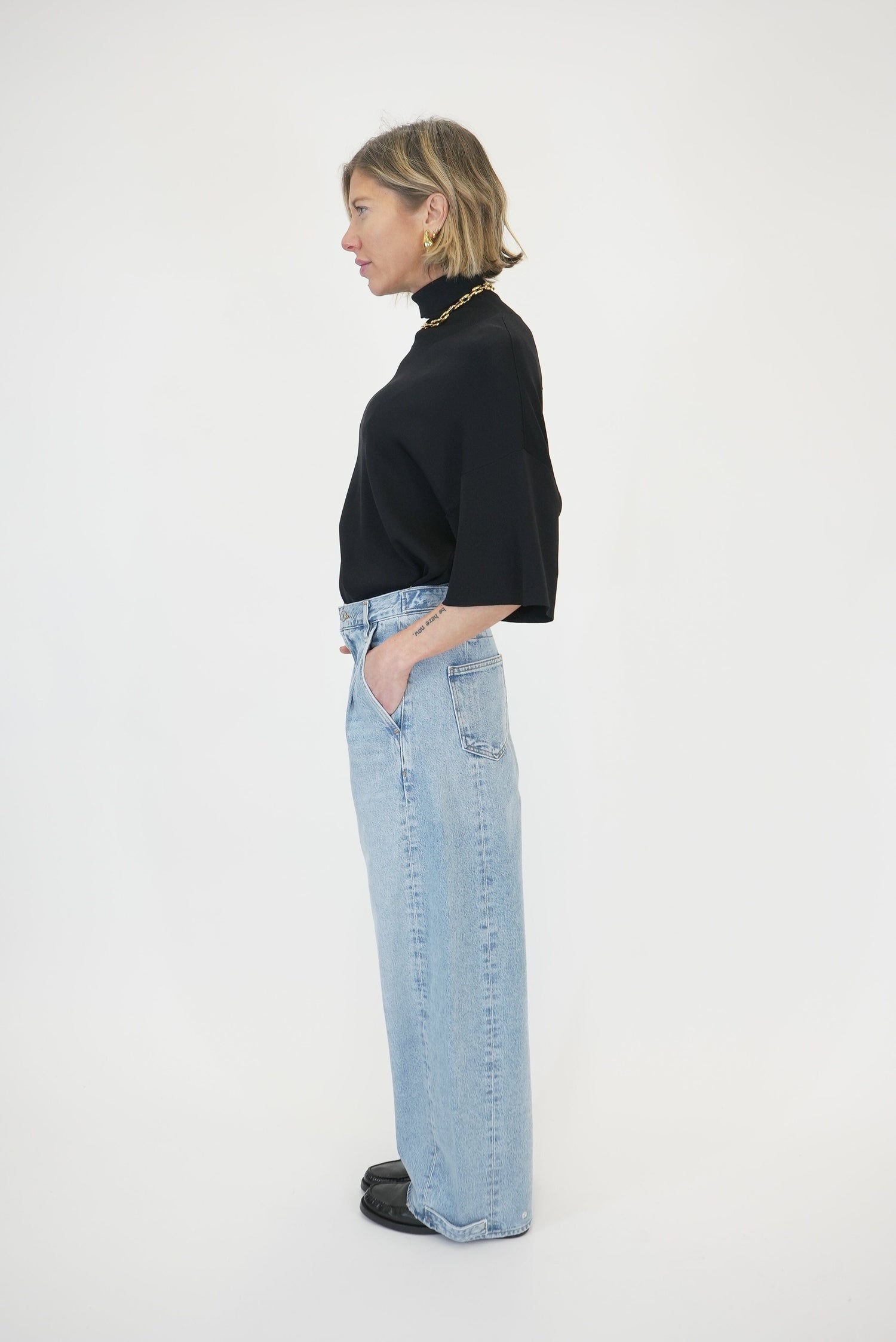 DARSHA CURVE JEANS IN REPLICA JEANS AGOLDE 