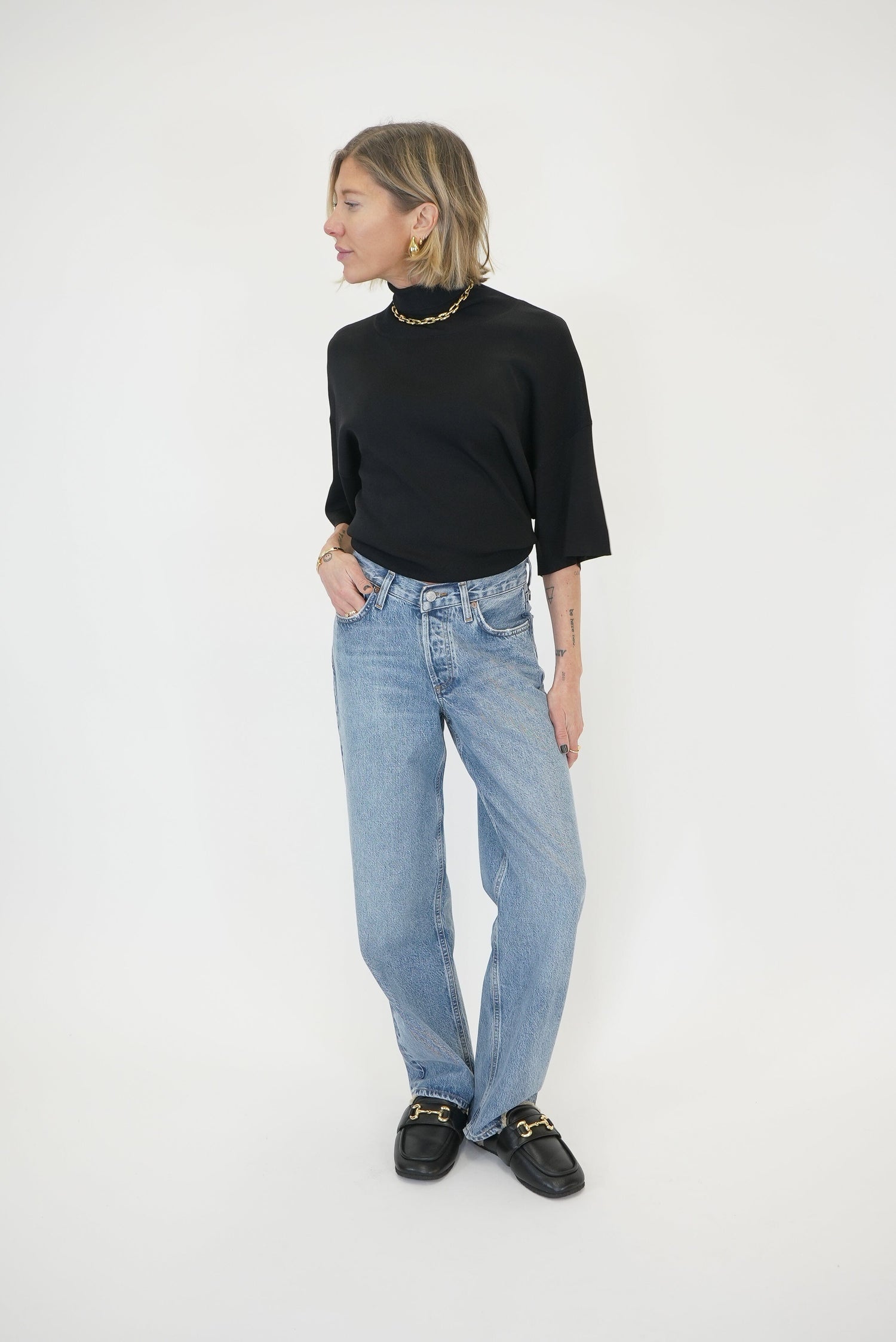 V-WAIST BAGGY JEANS IN FAIRWAY JEANS AGOLDE 