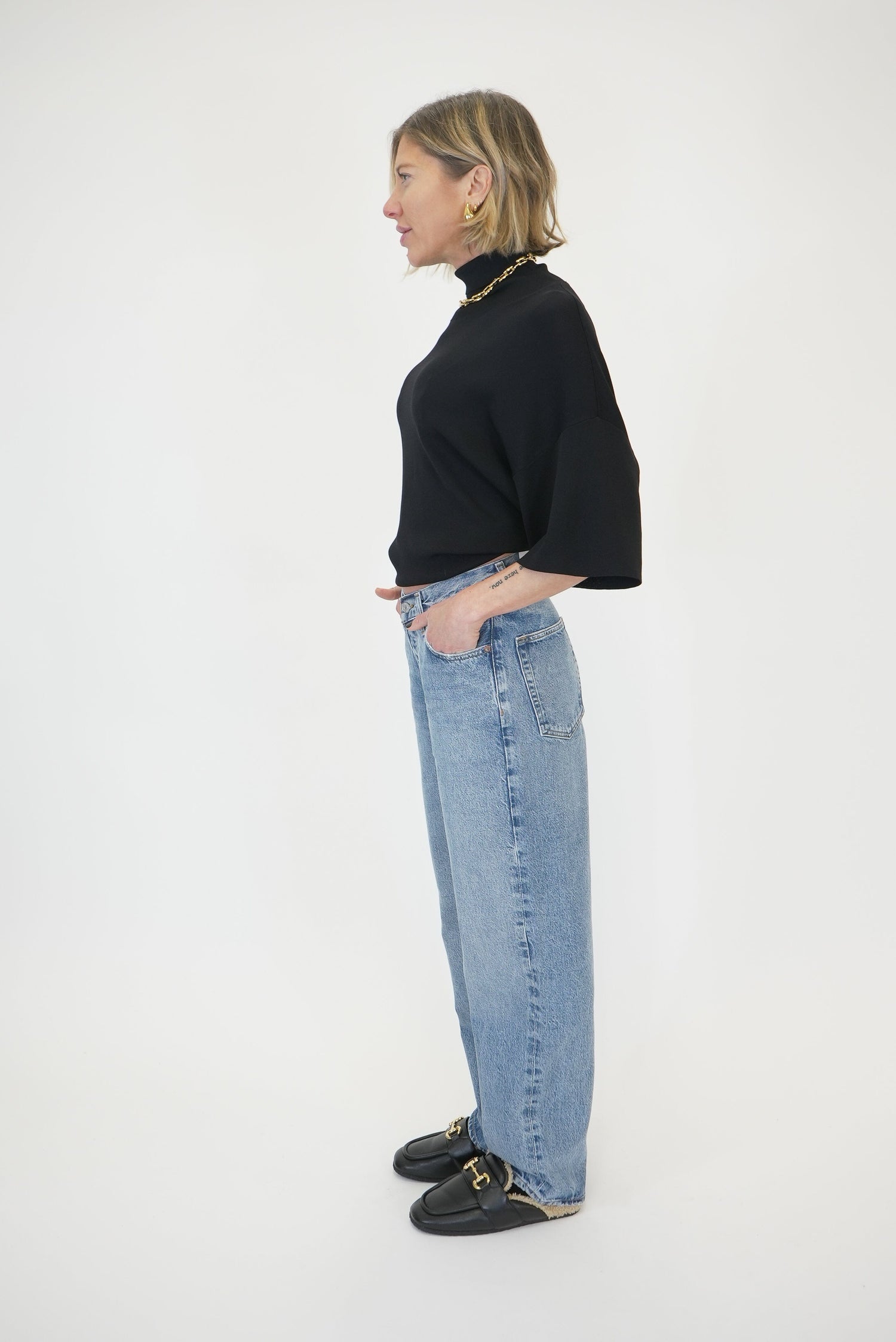 V-WAIST BAGGY JEANS IN FAIRWAY JEANS AGOLDE 