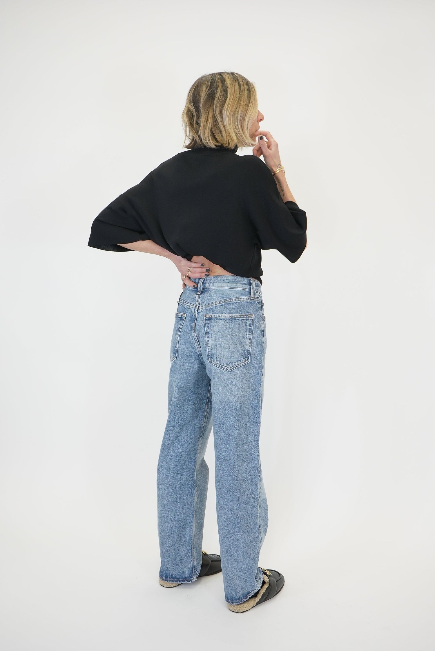 V-WAIST BAGGY JEANS IN FAIRWAY JEANS AGOLDE 