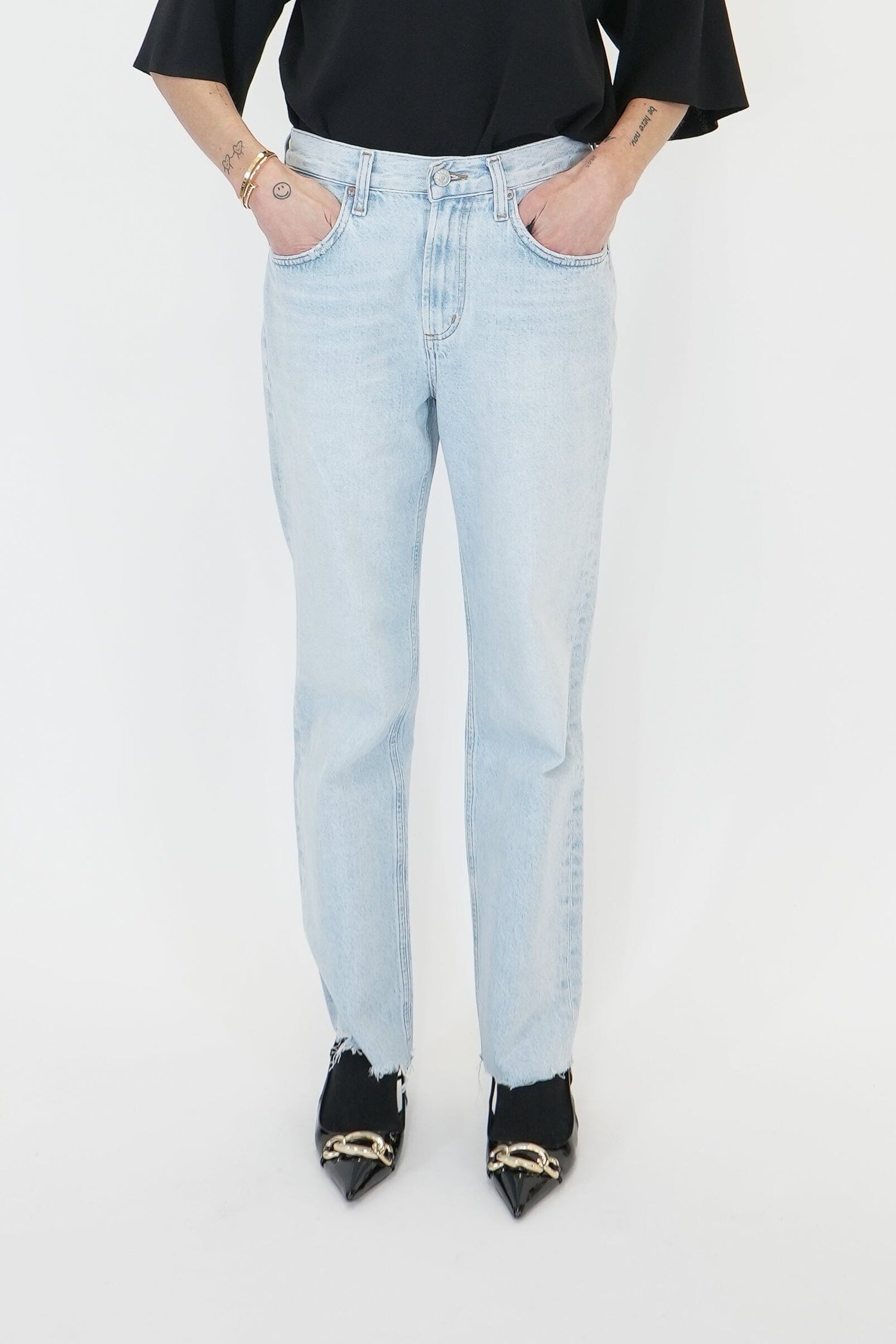 VALEN JEANS IN DUAL JEANS AGOLDE 