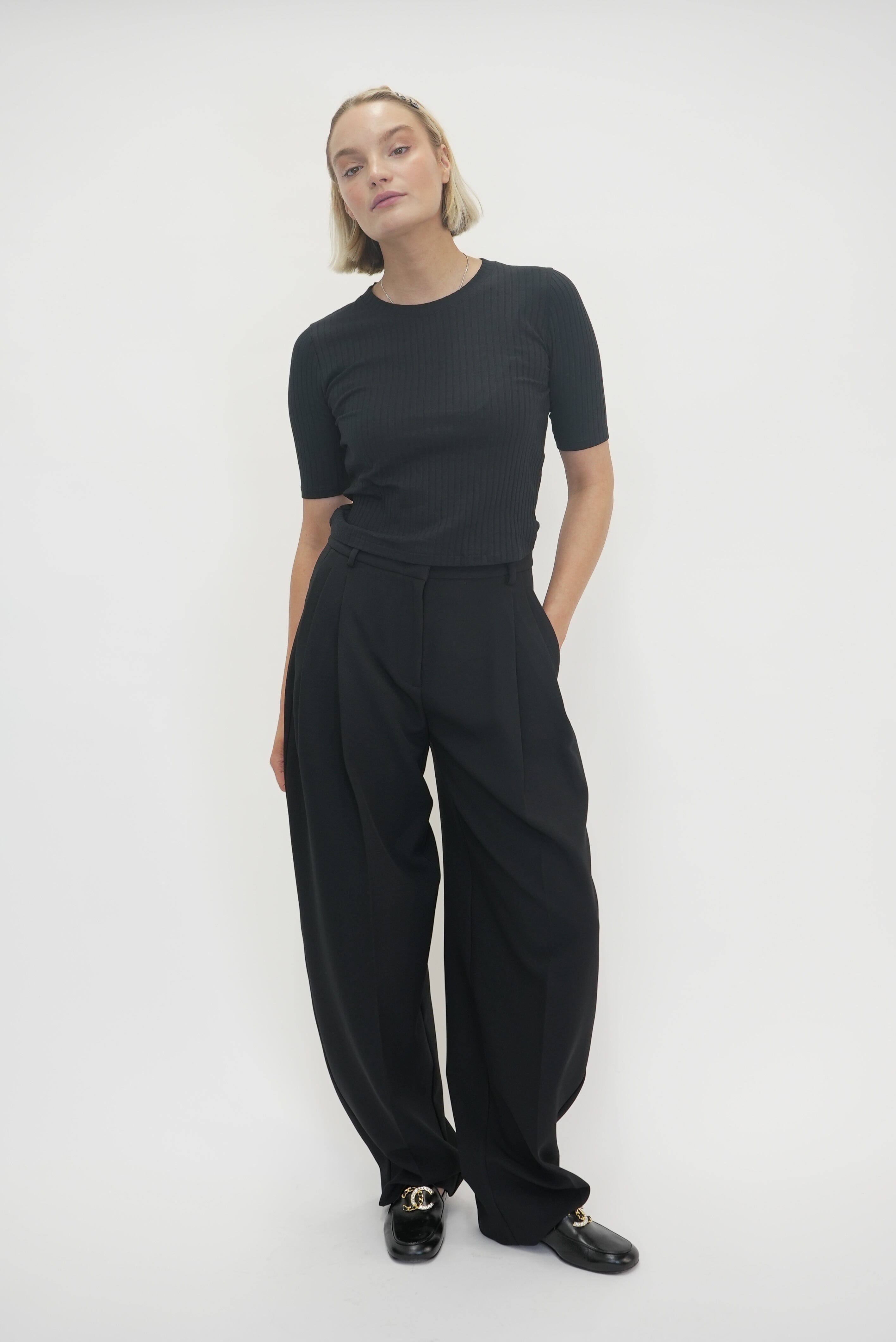BAHIA T-SHIRT IN BLACK T-SHIRT IRO 