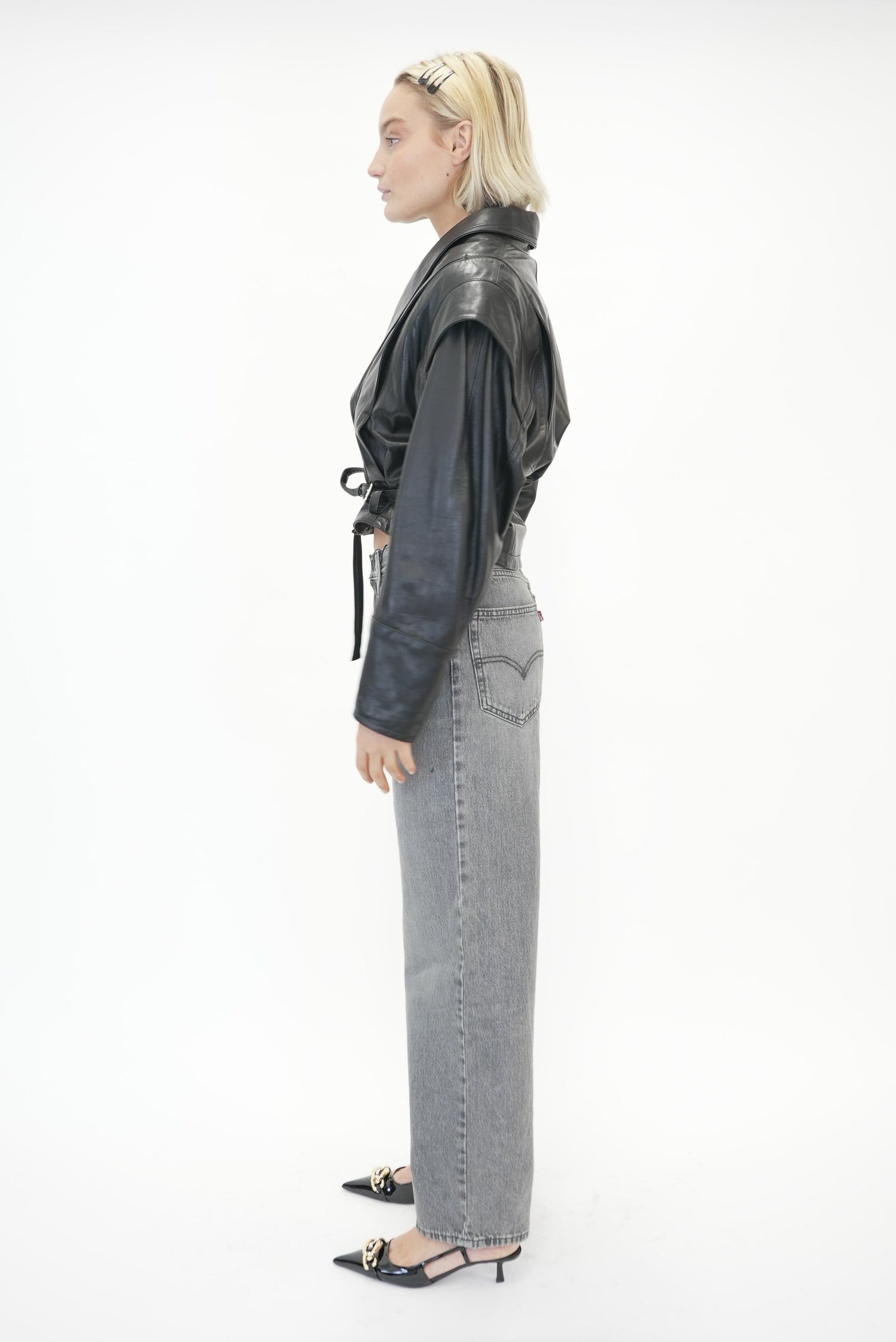 YUKITO OUTERWEAR LEATHER JACKET JACKET IRO 