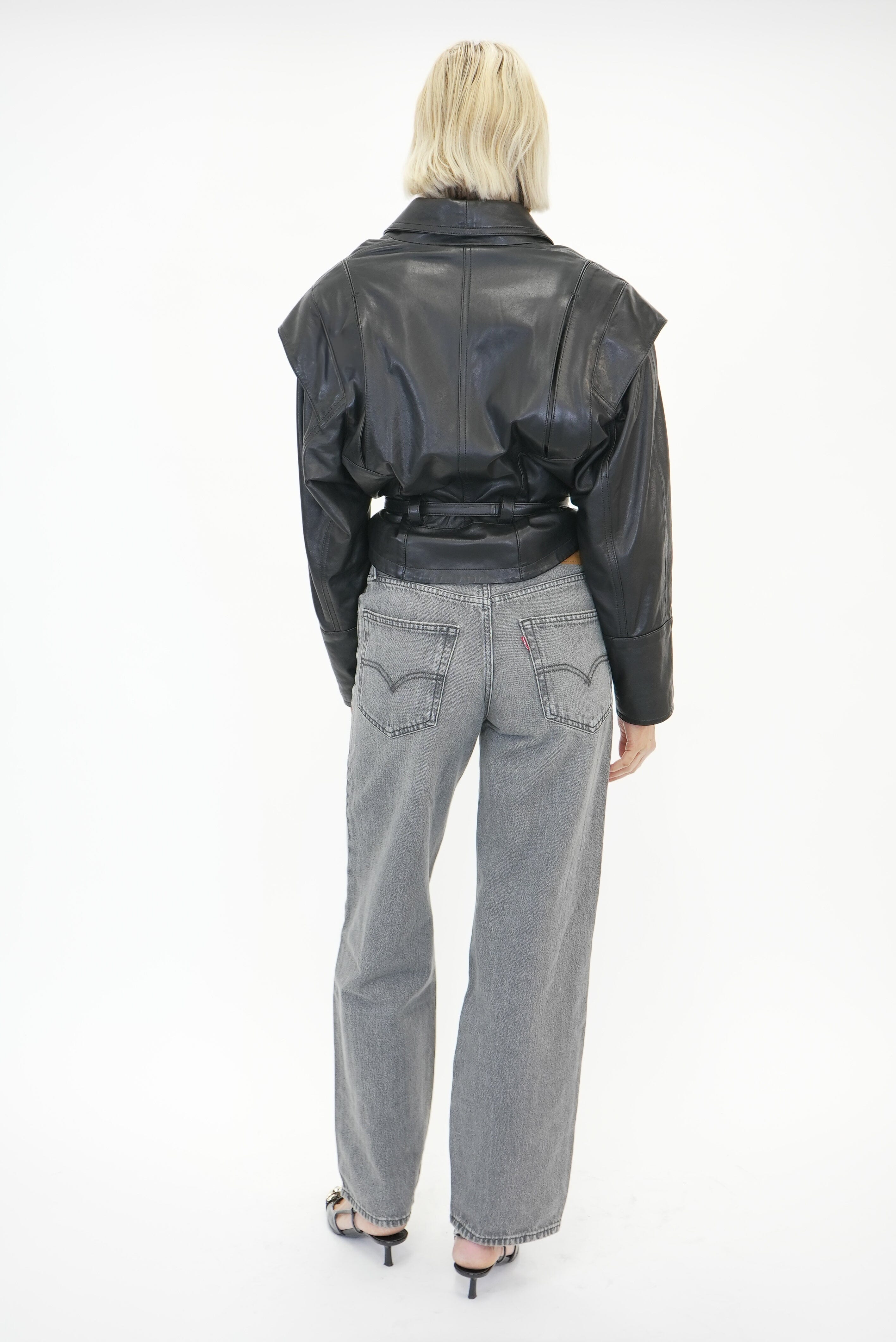 YUKITO OUTERWEAR LEATHER JACKET JACKET IRO 