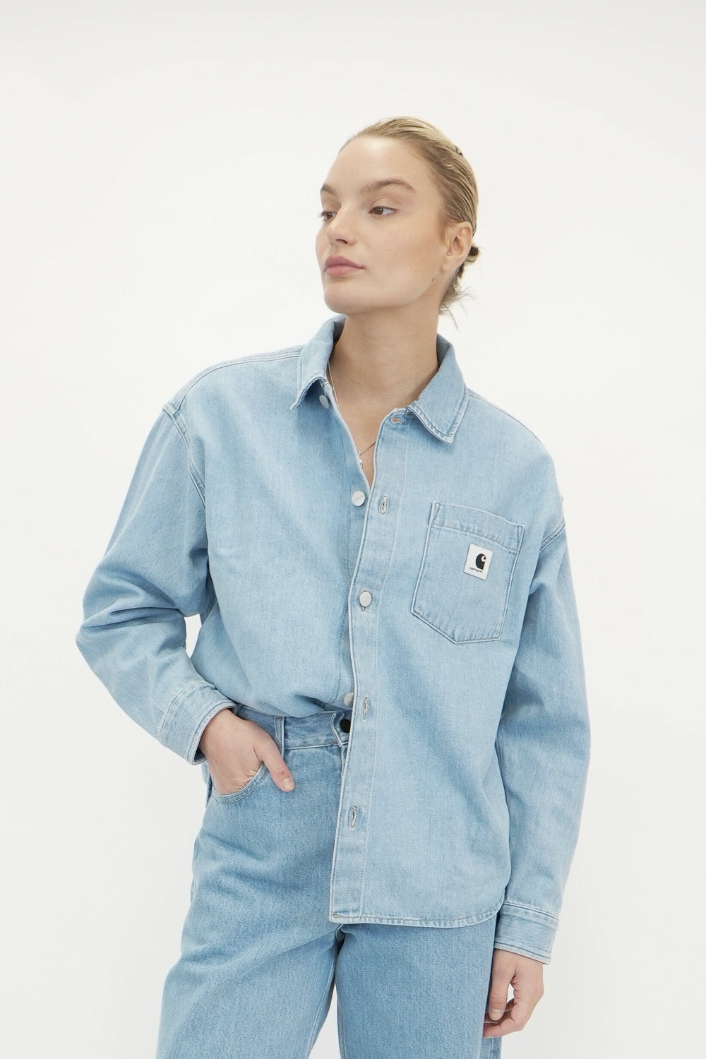 ALTA OVERSIZED DENIM SHIRT SHIRT CARHARTT 