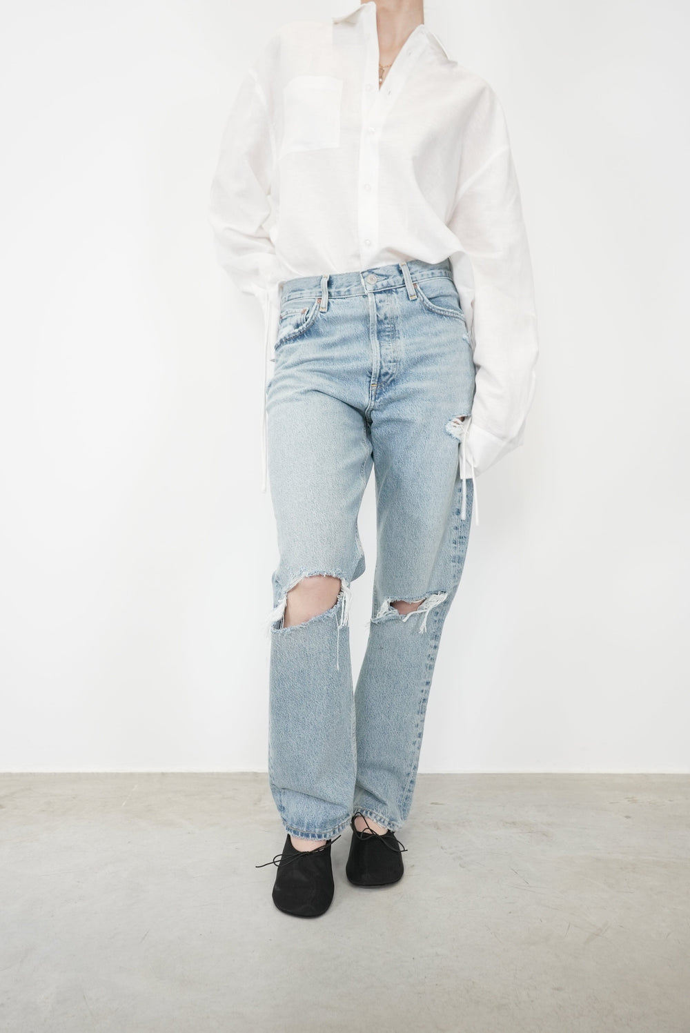 90'S MID RISE LOOSE FIT JEANS IN FALL OUT JEANS AGOLDE 