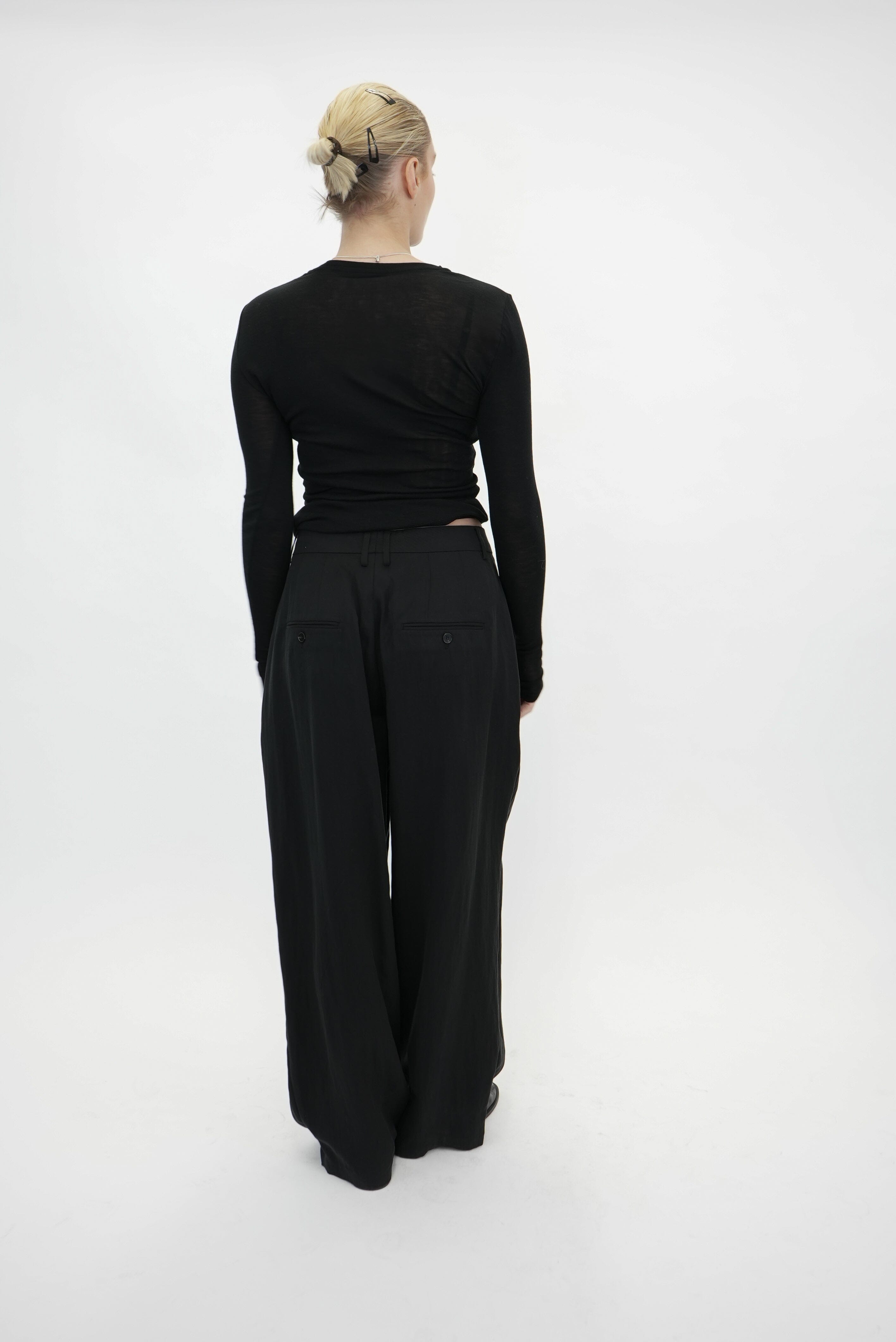 NINIA WOOL ROUNDNECK TEE TOP GESTUZ 