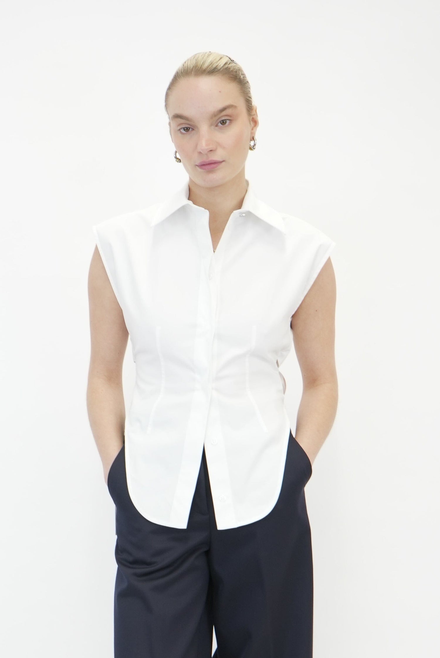 SABATO SHIRT IN WHITE SHIRT MAXMARA 