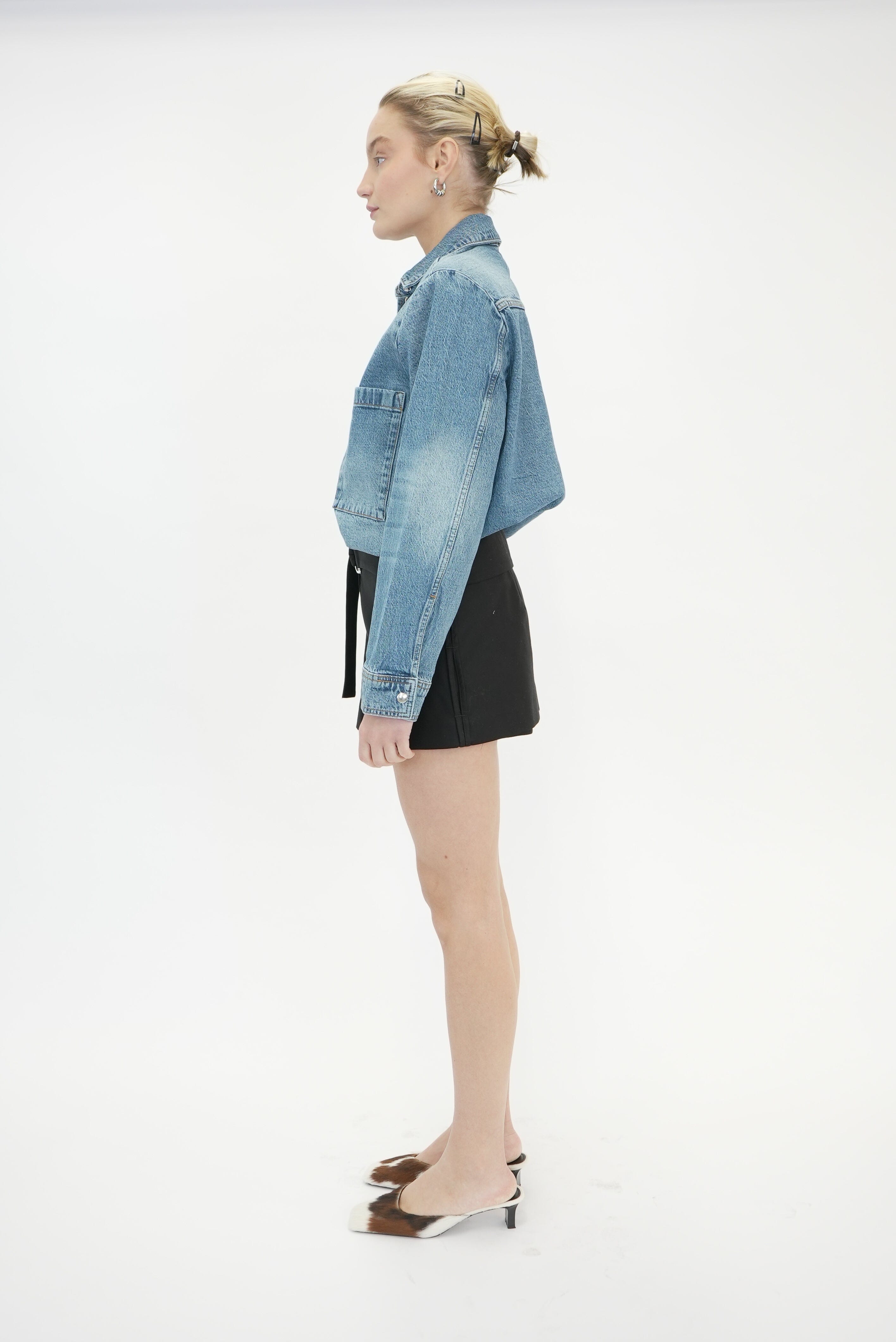 LYDIE OVERSHIRT IN BLUE VINTAGE SHIRT IRO 
