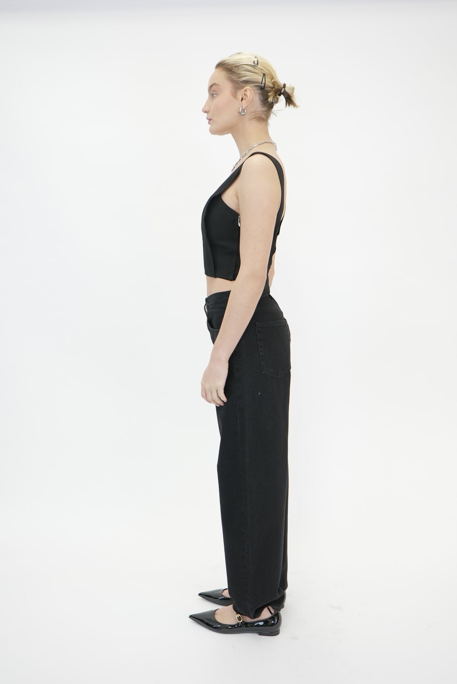 SONNA TOP IN BLACK TOP IRO 