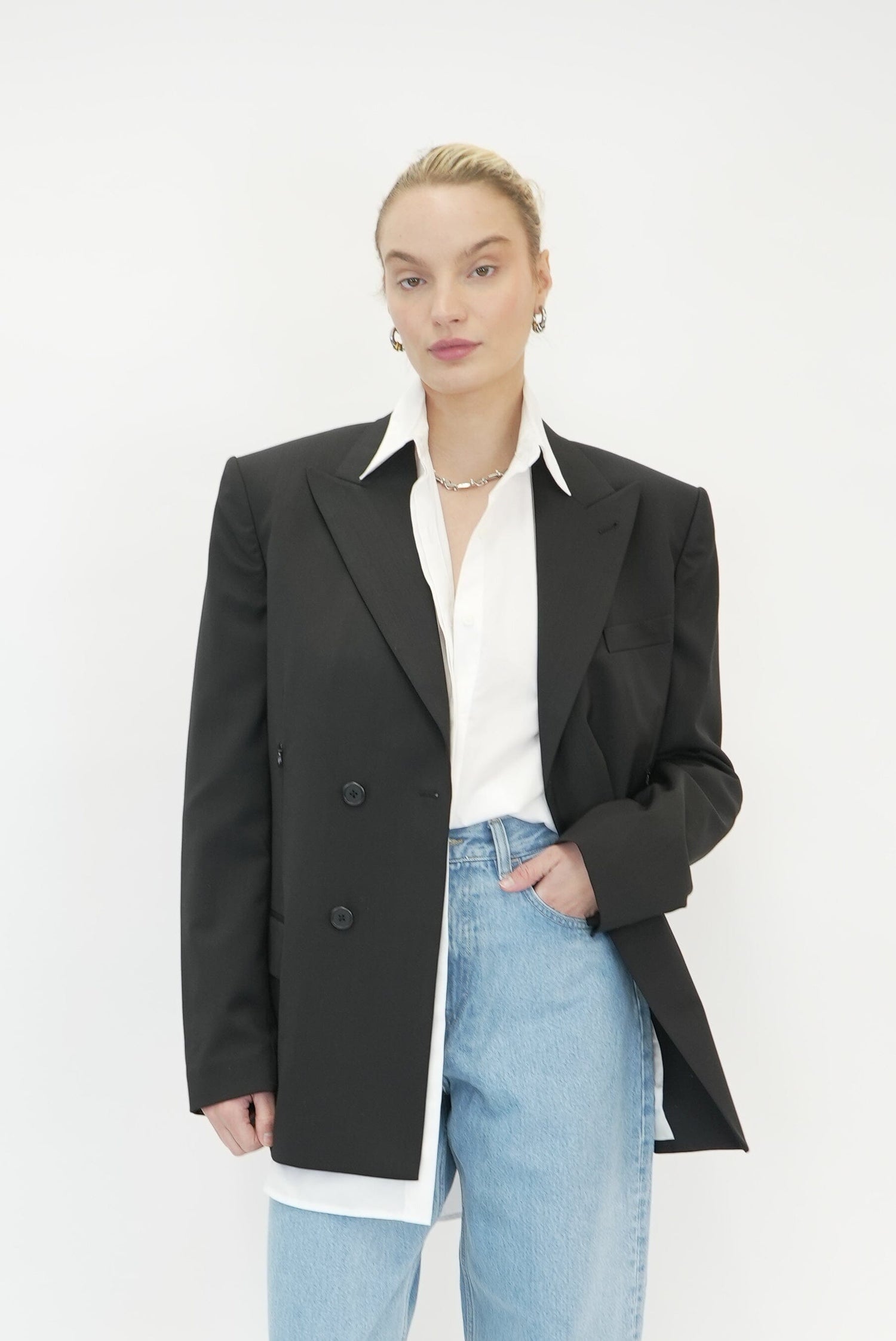 THE CHIC AND MINIMALIST BLAZER JACKET HELMUT LANG 