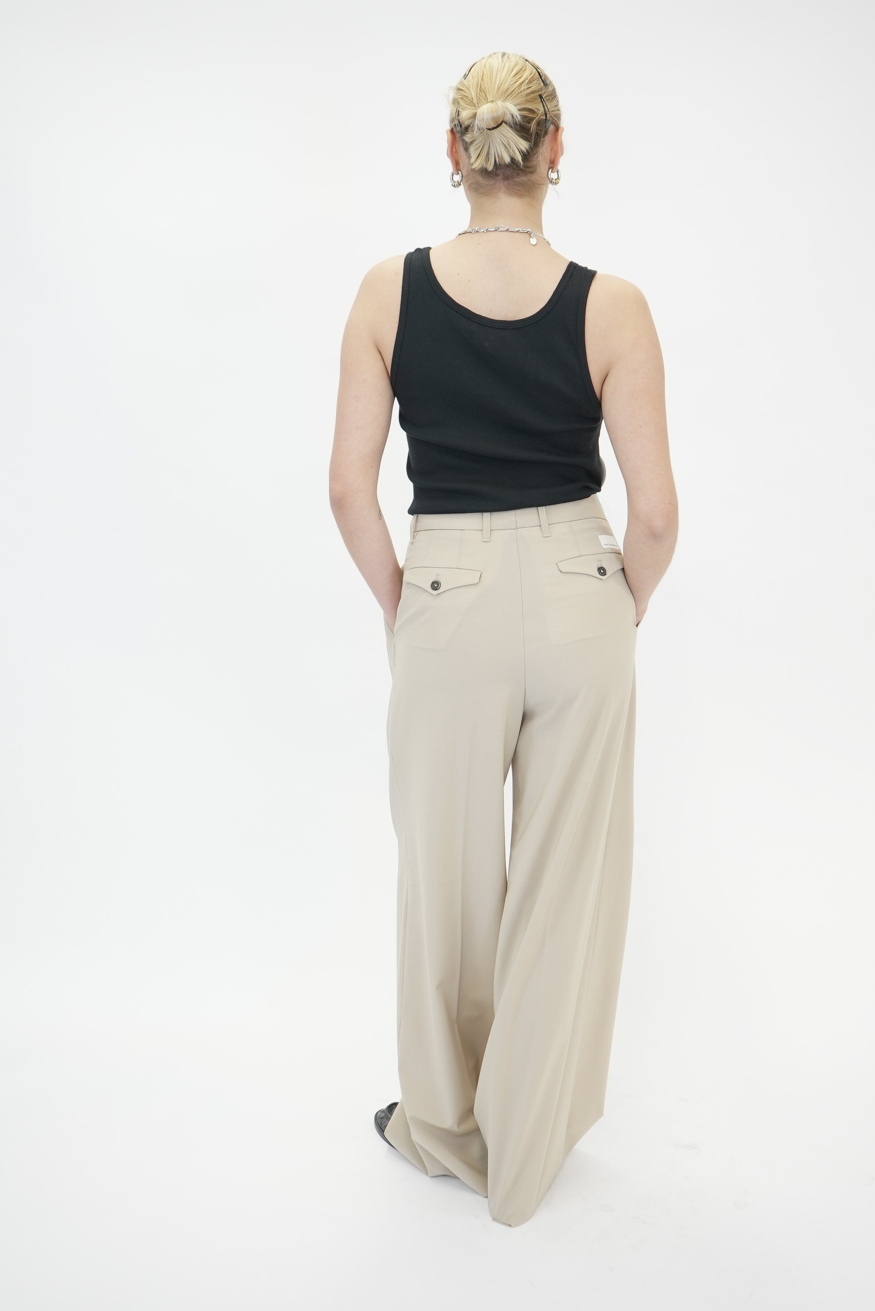 ETERNE CROPPED SCOOP NECK TANK TOP TANK ETERNE 