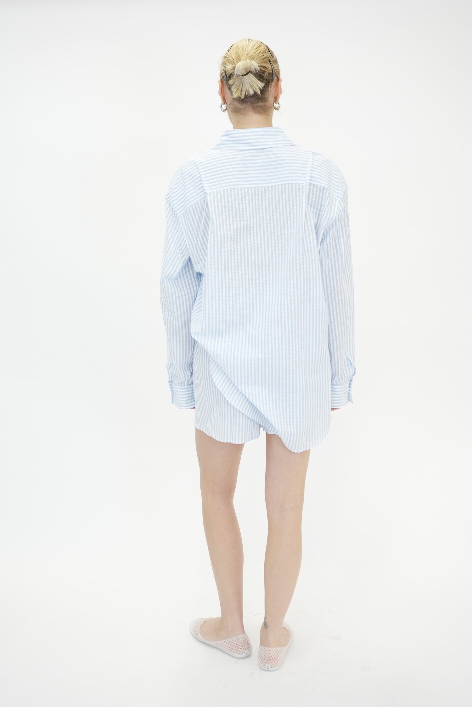 GEORGIANA SHIRT AND BOXER SHORT SET SHIRT THE ANDAMANE 
