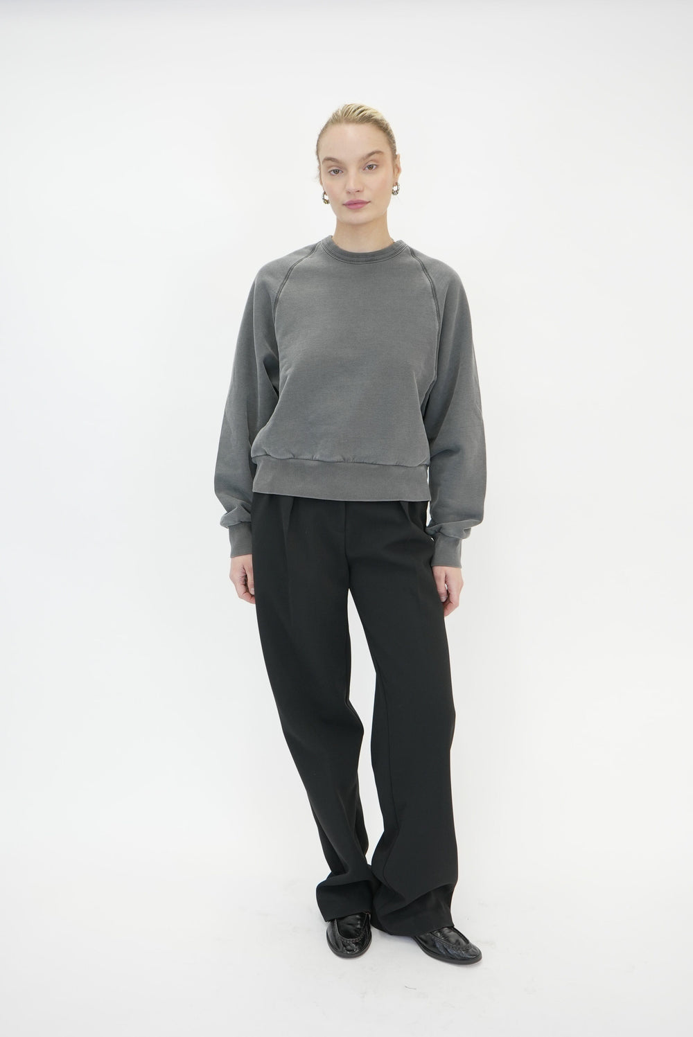 CARHARTT-W' TAOS SWEAT-FLINT GARMENT DYED SWEATSHIRT CARHARTT 