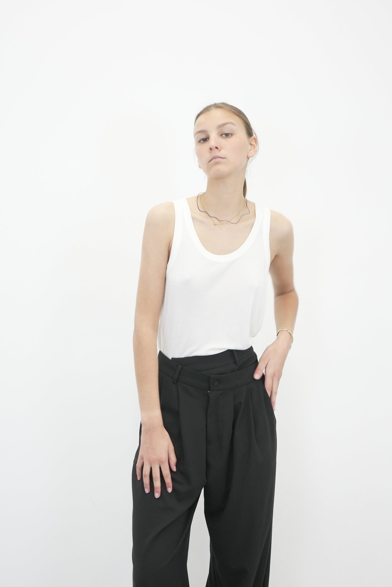 BRINE CASHMERE BLEND TANK TOP TOP ANINE BING 