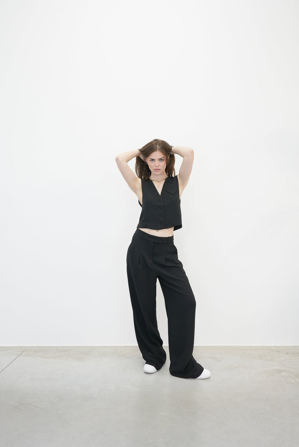 KURE-POL PANTS-BLACK PANTS KURE 