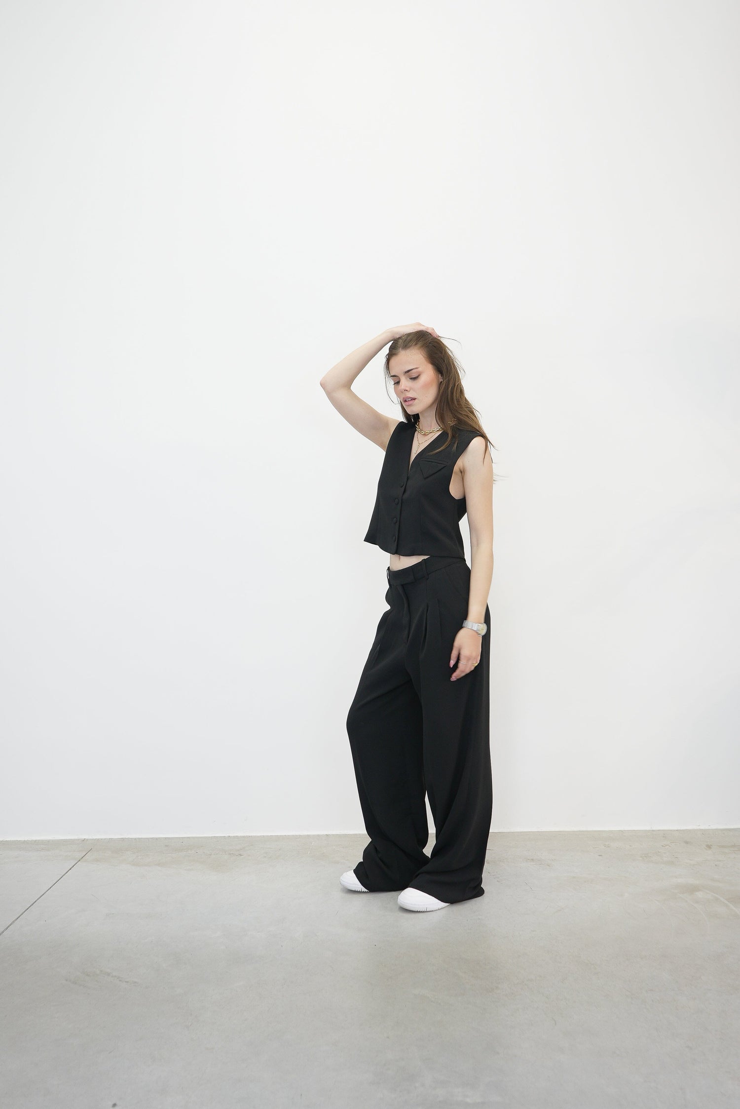 KURE-POL PANTS-BLACK PANTS KURE 