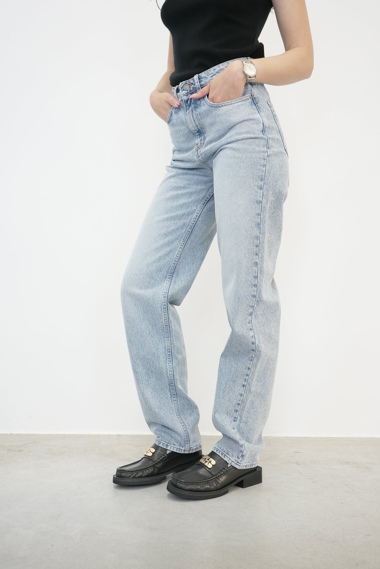 HANNAH 90S JEANS IN BLUE JEANS KURE 