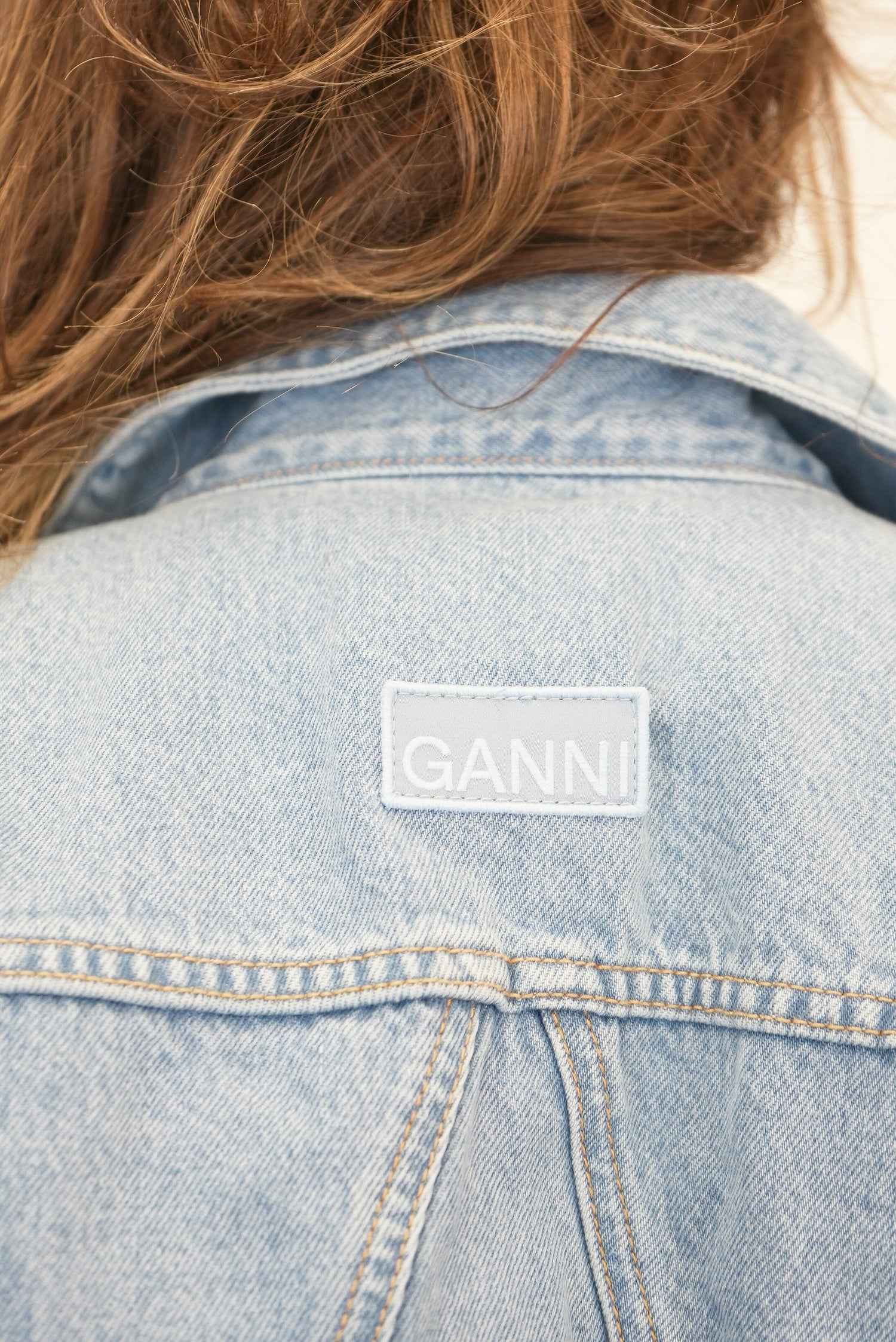 CAMY RIGID DENIM JACKET JACKET GANNI 