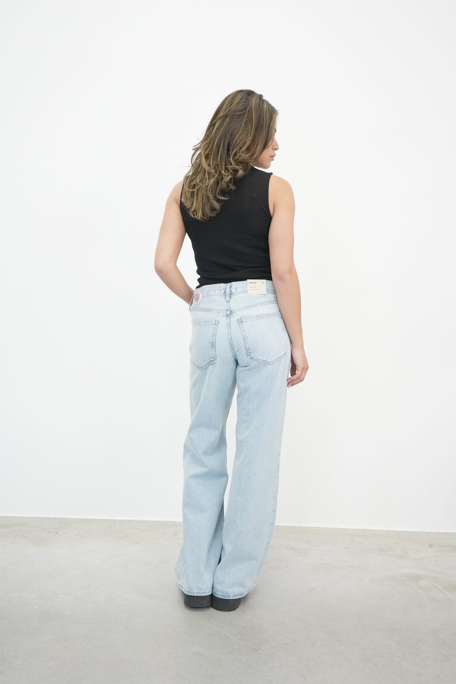 CLARA LOW RISE BAGGY FLARE JEANS JEANS AGOLDE 