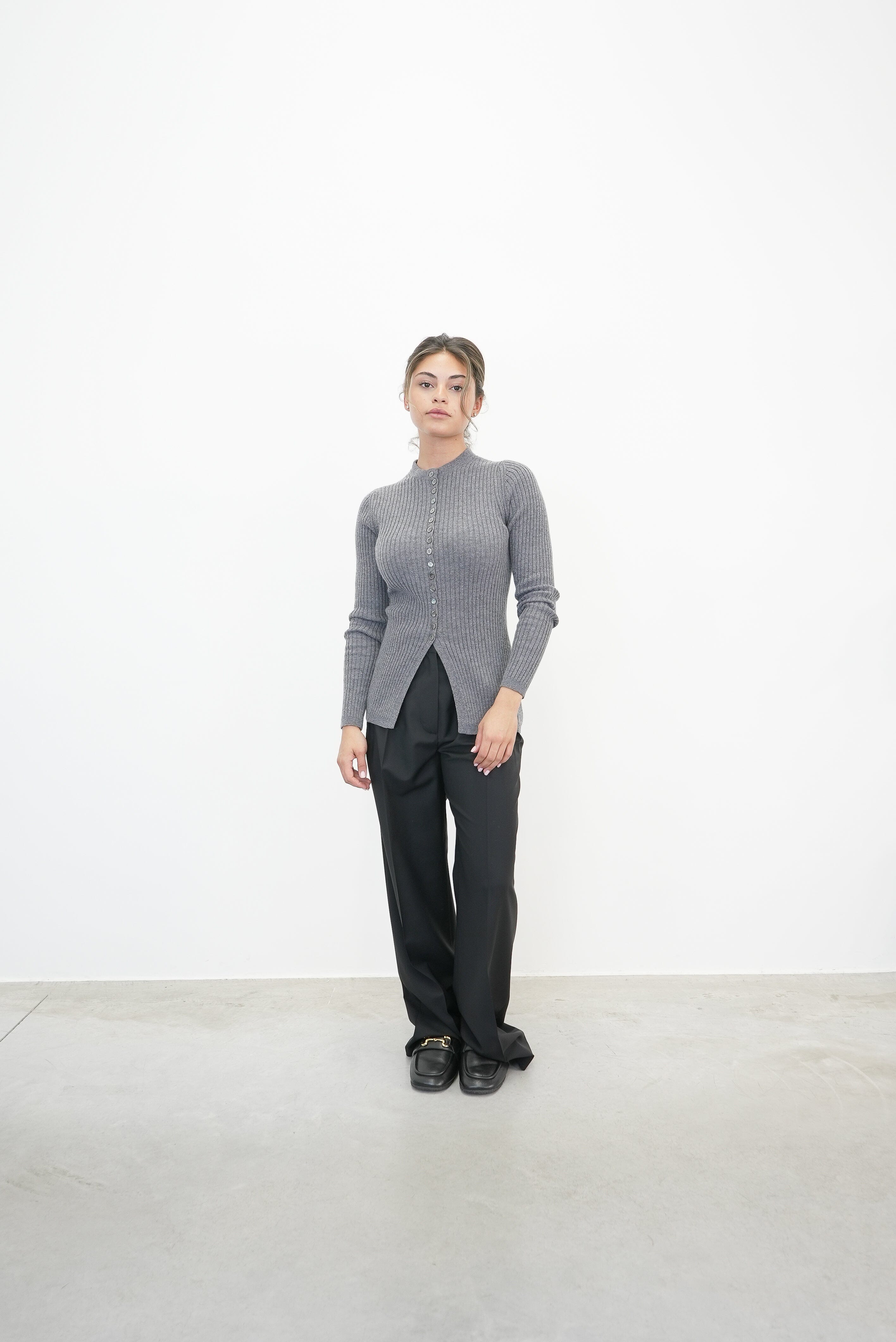 WIDE LEG DOUBLE PLEATED TROUSERS – KURE