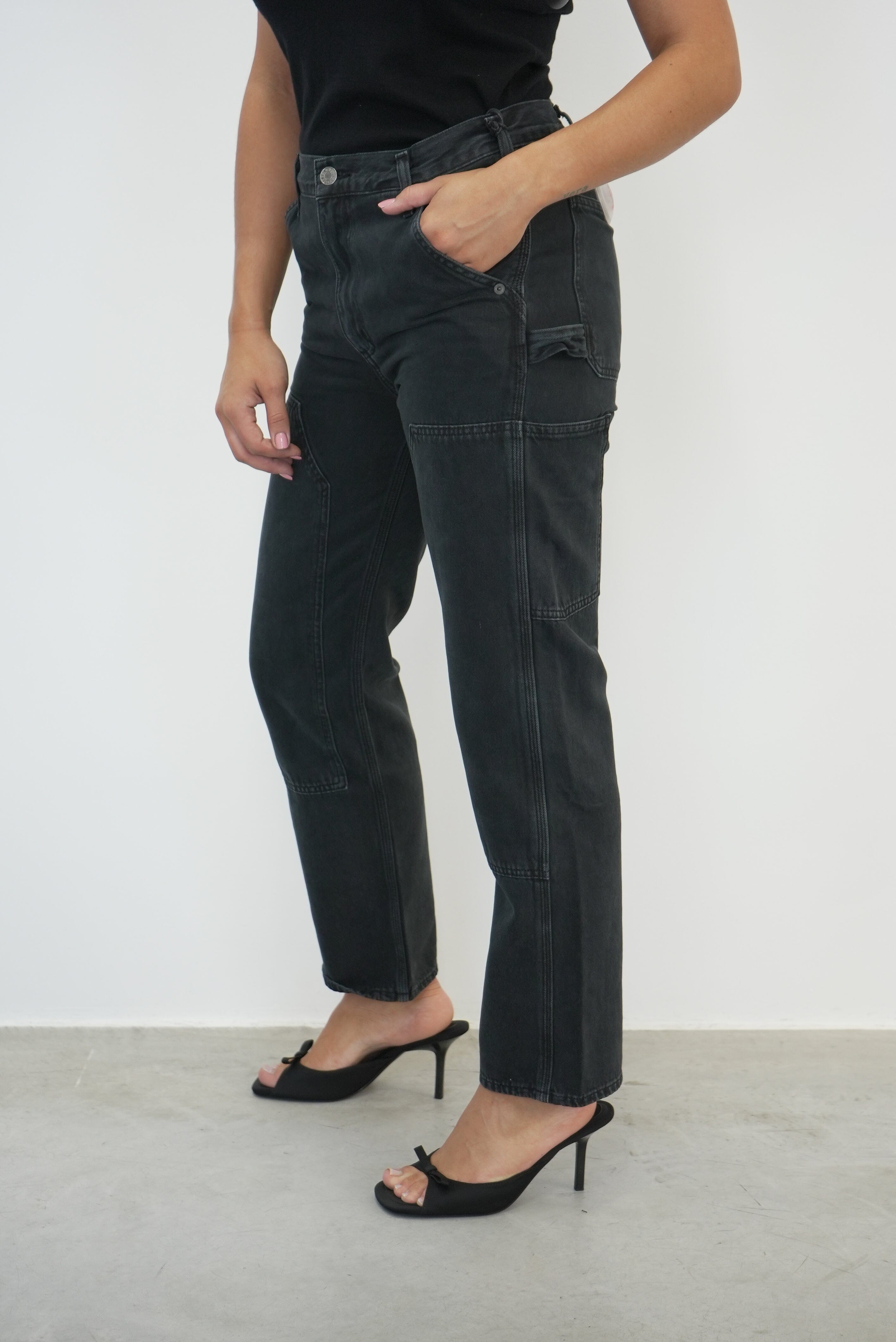 RAMI CARPENTER STRAIGHT LEG CARGO JEANS JEANS AGOLDE 