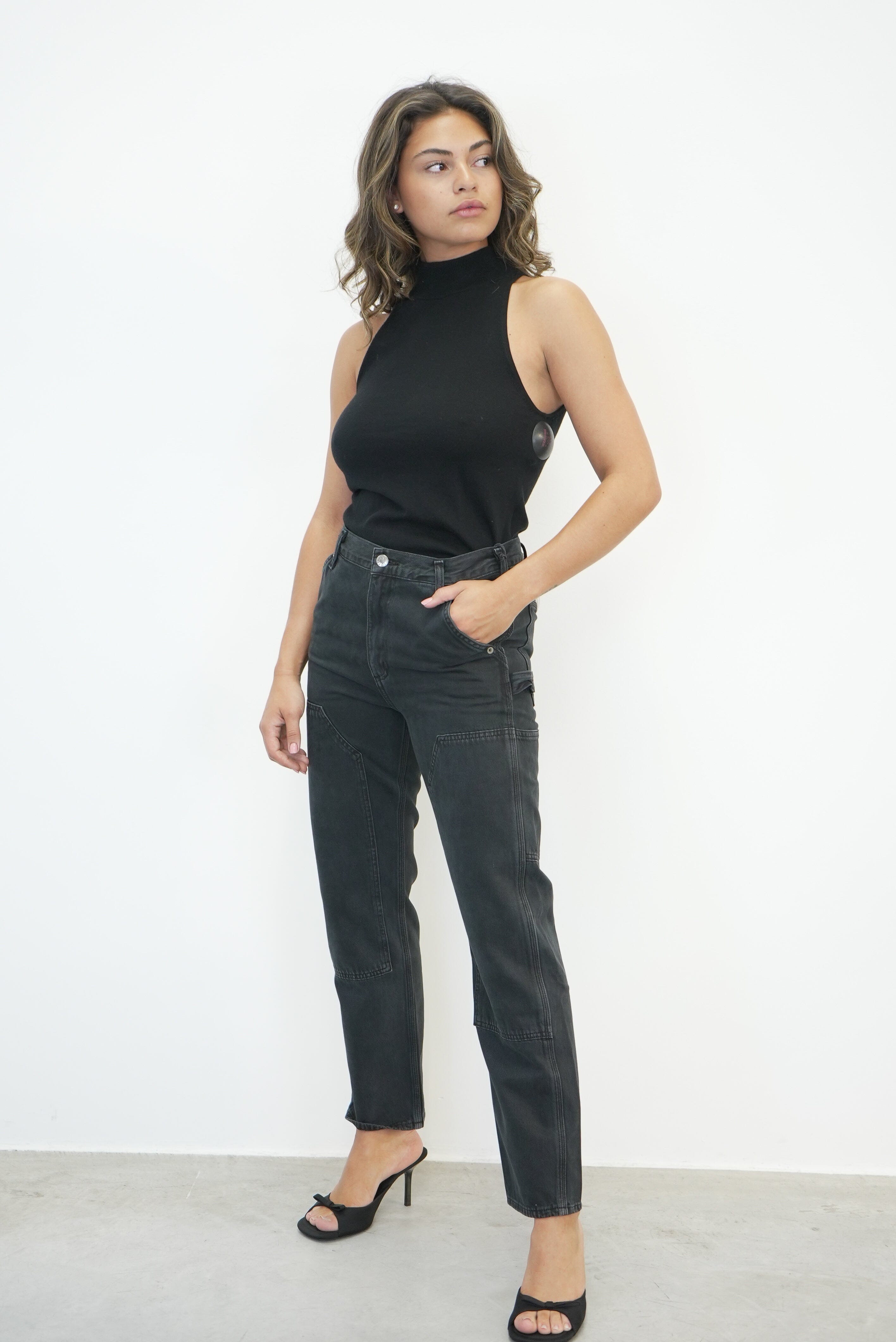 RAMI CARPENTER STRAIGHT LEG CARGO JEANS JEANS AGOLDE 