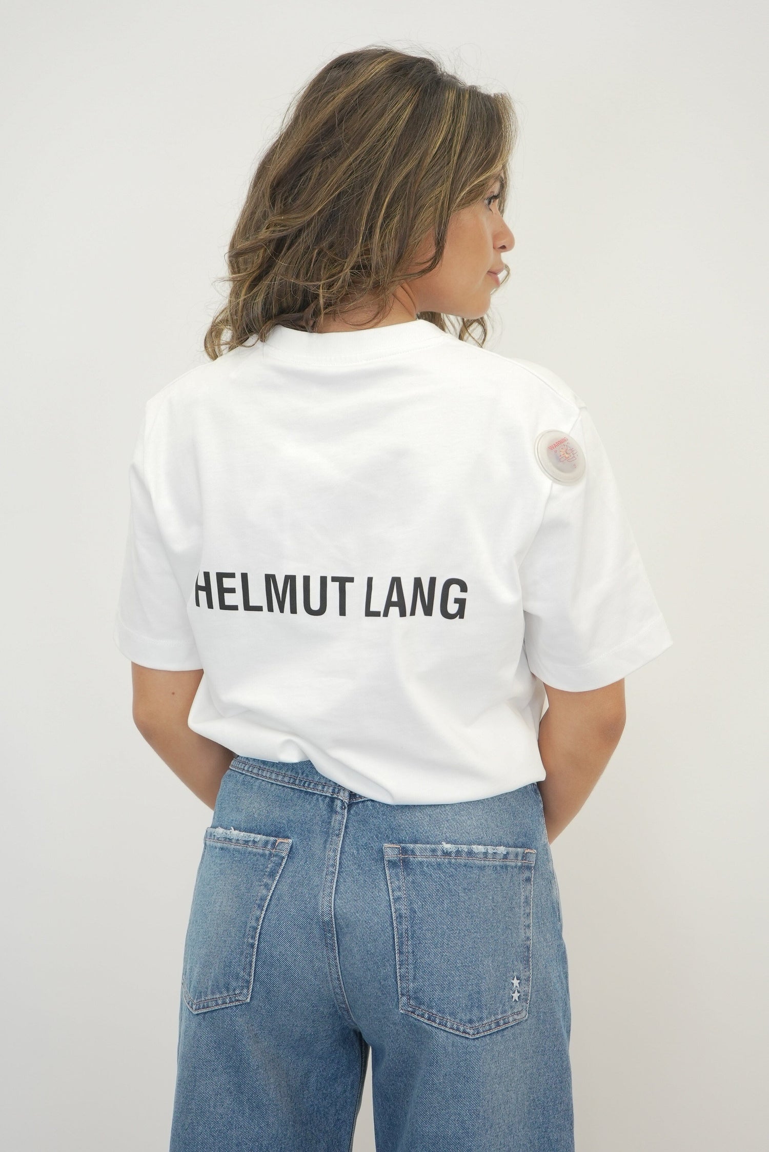 HEAVY COTTON LOGO TEE TEE HELMUT LANG 