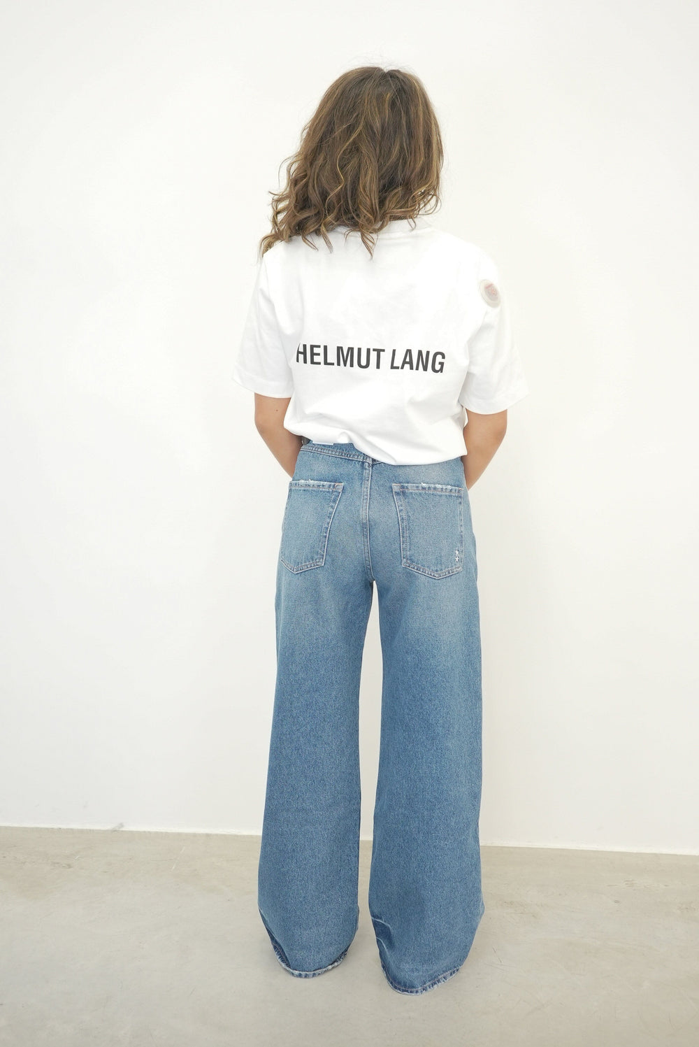 HEAVY COTTON LOGO TEE TEE HELMUT LANG 