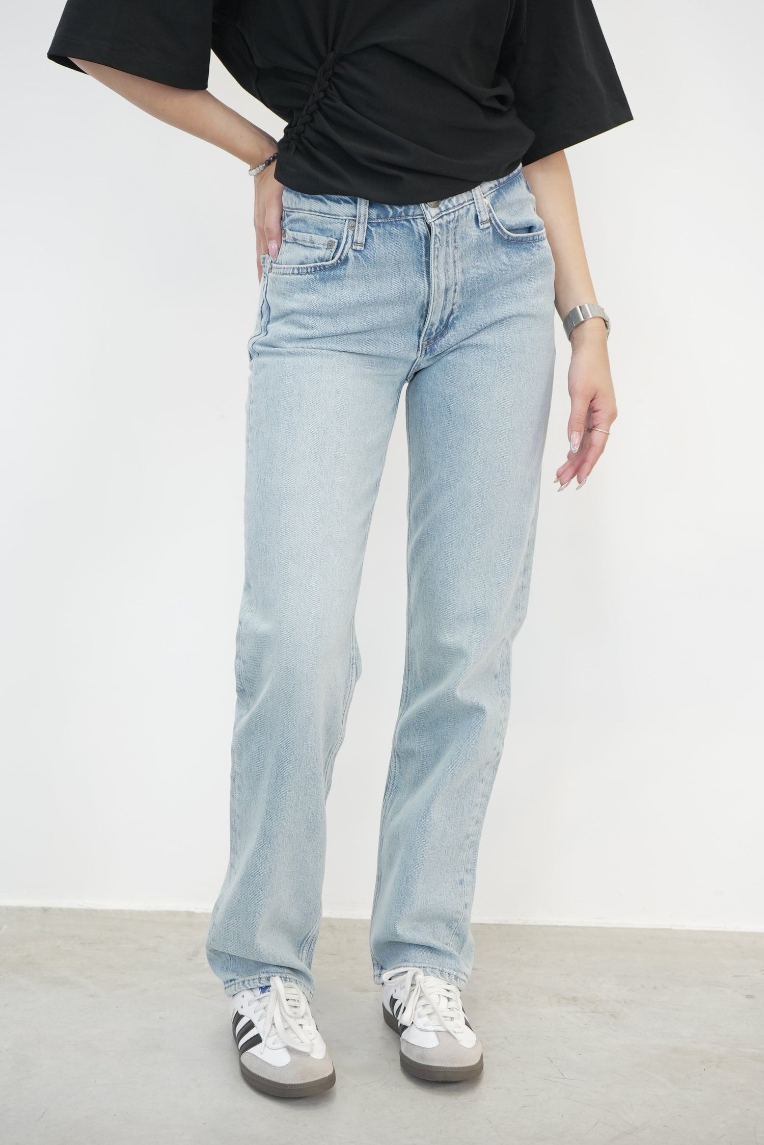 HARLOW MID-RISE FULL LENGHT STRAIGHT IN BLOOMFIELD JEANS RAG&BONE 